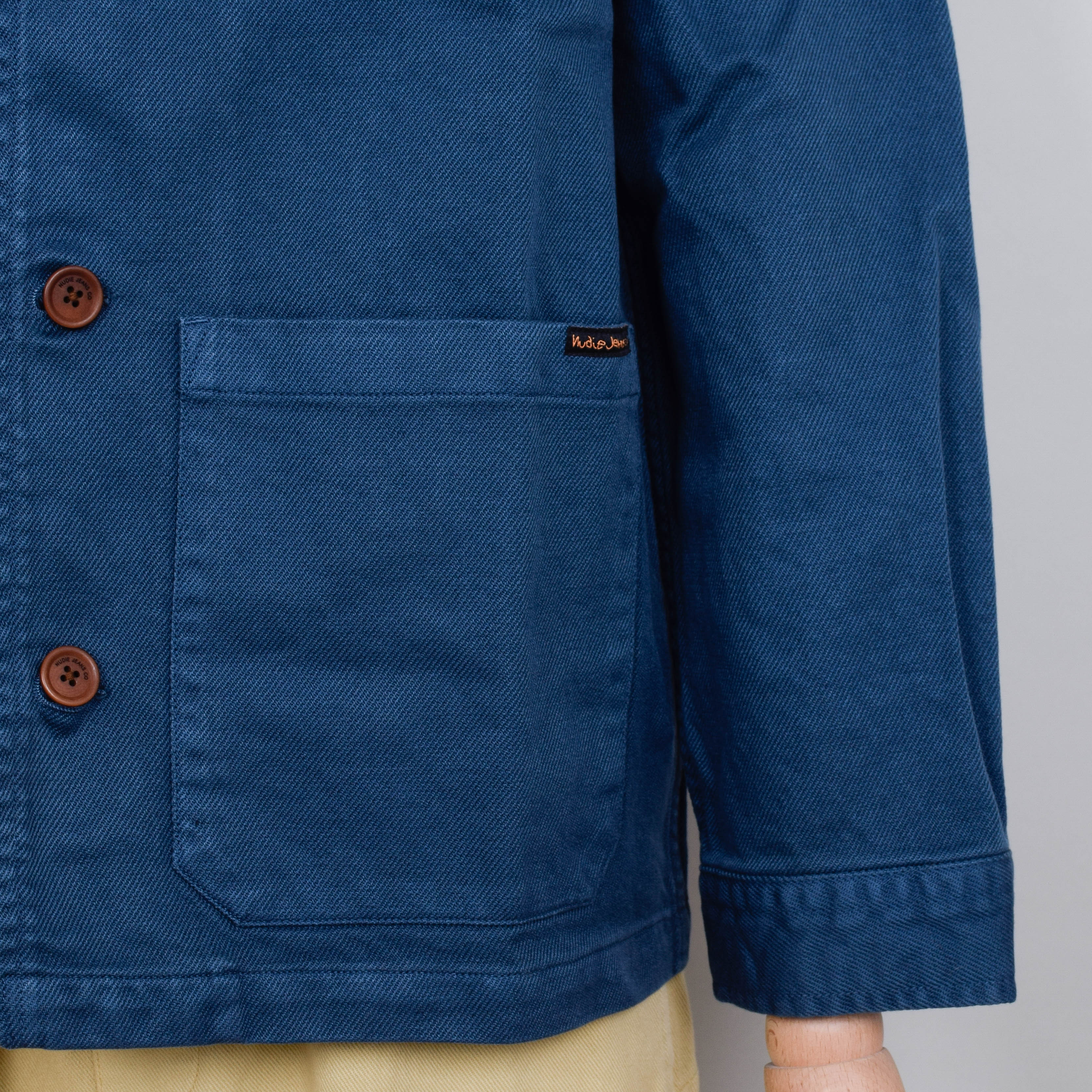 Nudie Jeans Barney Worker Jacket - Indigo Blue - Image 3