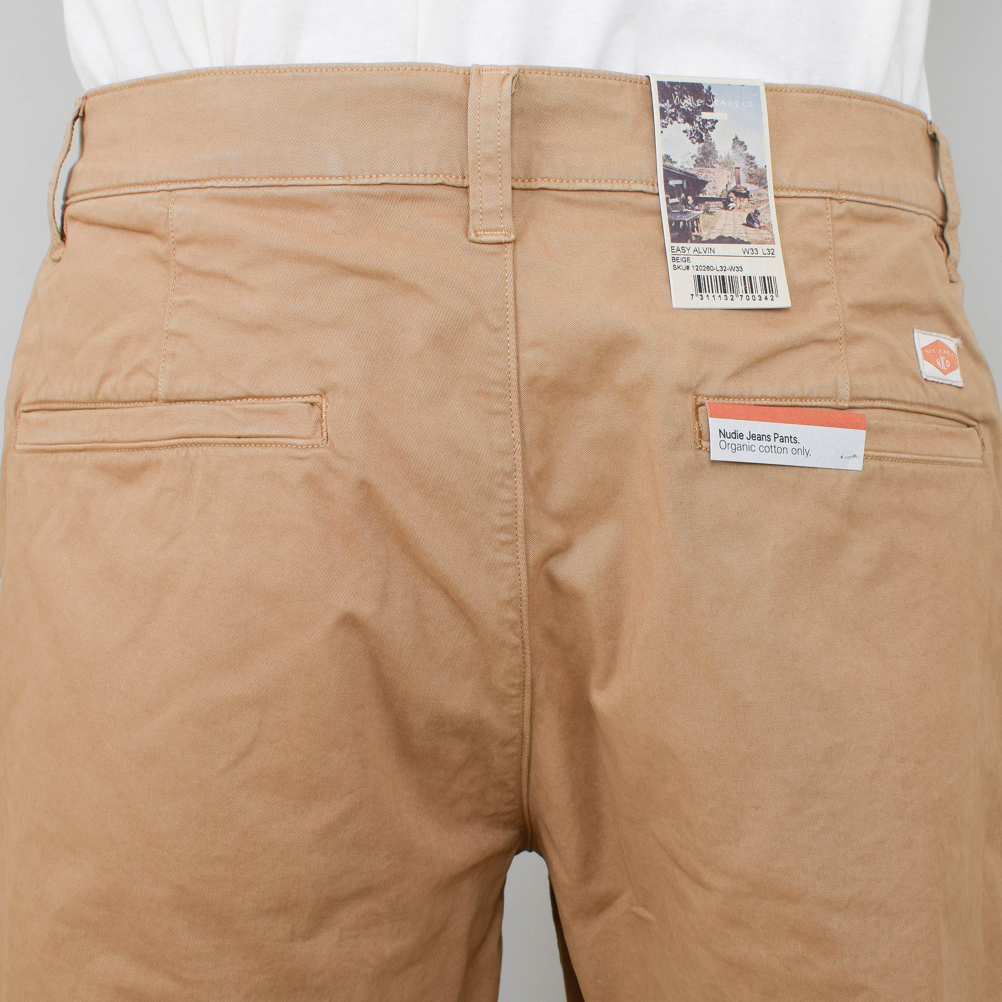Nudie Jeans Easy Alvin - Beige - Image 3