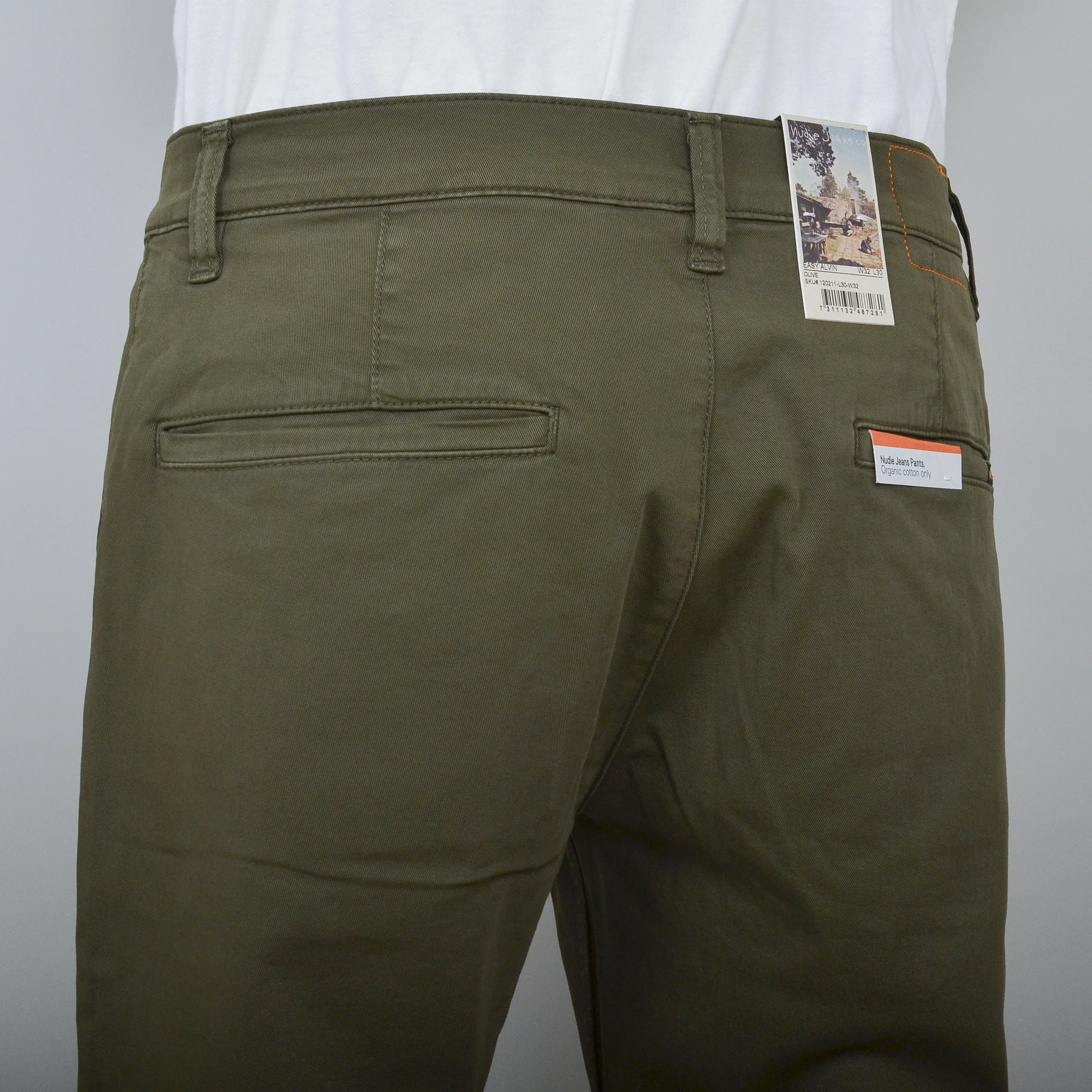 Nudie Jeans Easy Alvin - Olive - Image 3