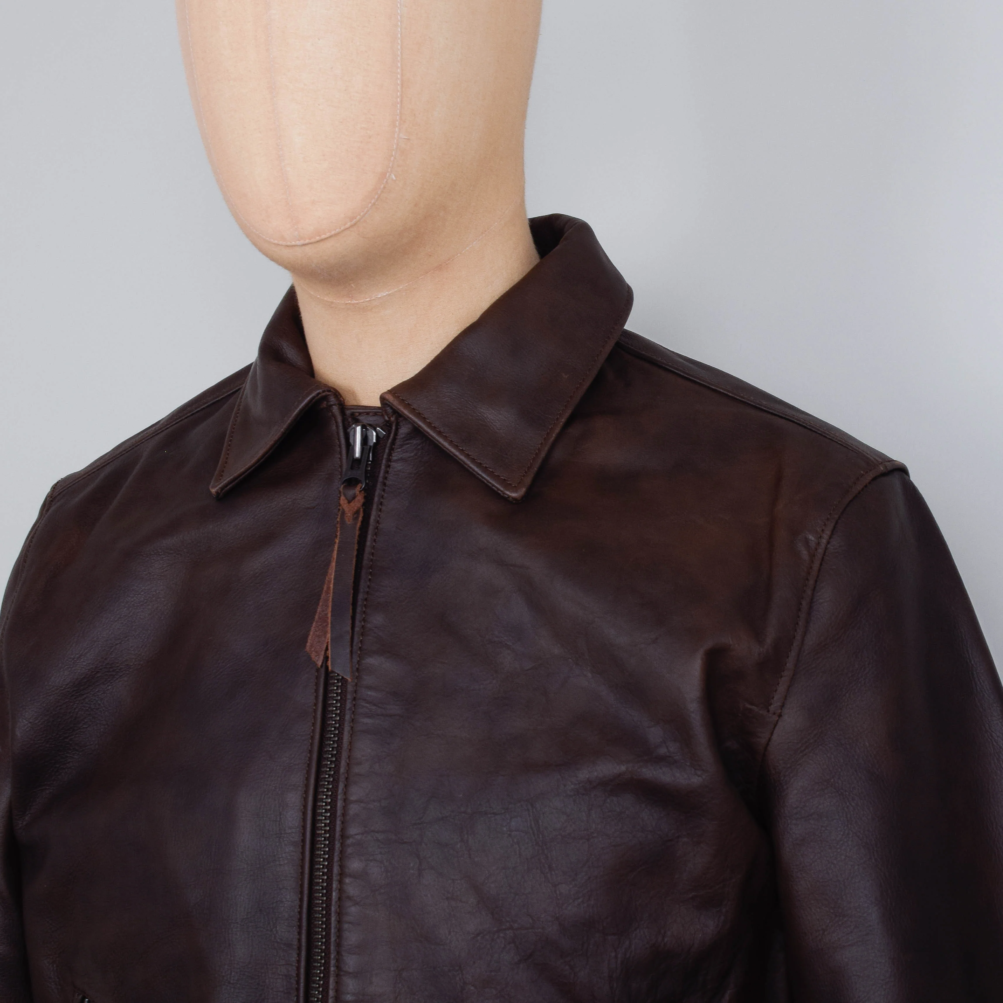 Nudie Jeans Eddy Rider Leather Jacket - Brown - Image 2