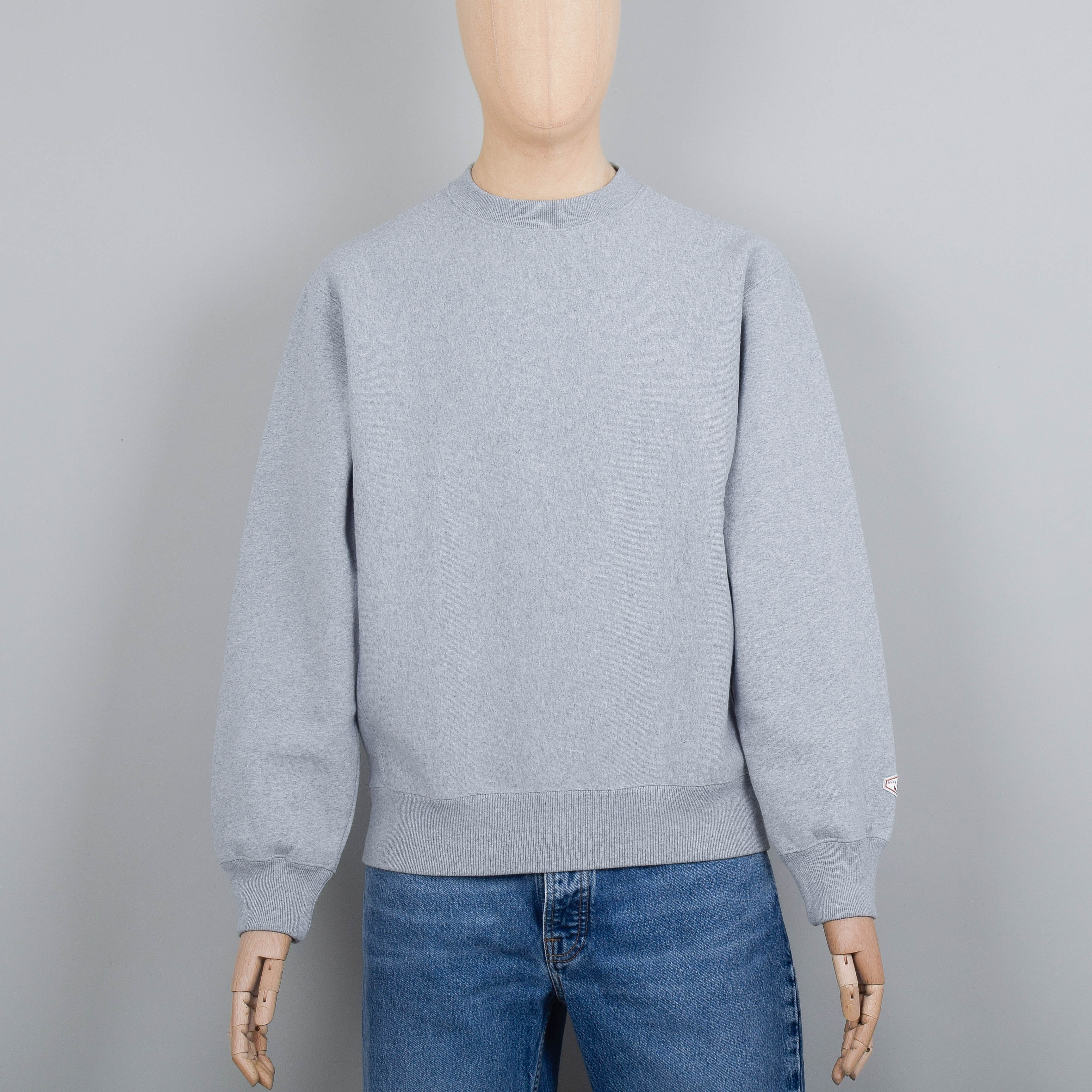 Nudie Jeans Hasse Crew Neck Sweatshirt - Grey Melange
