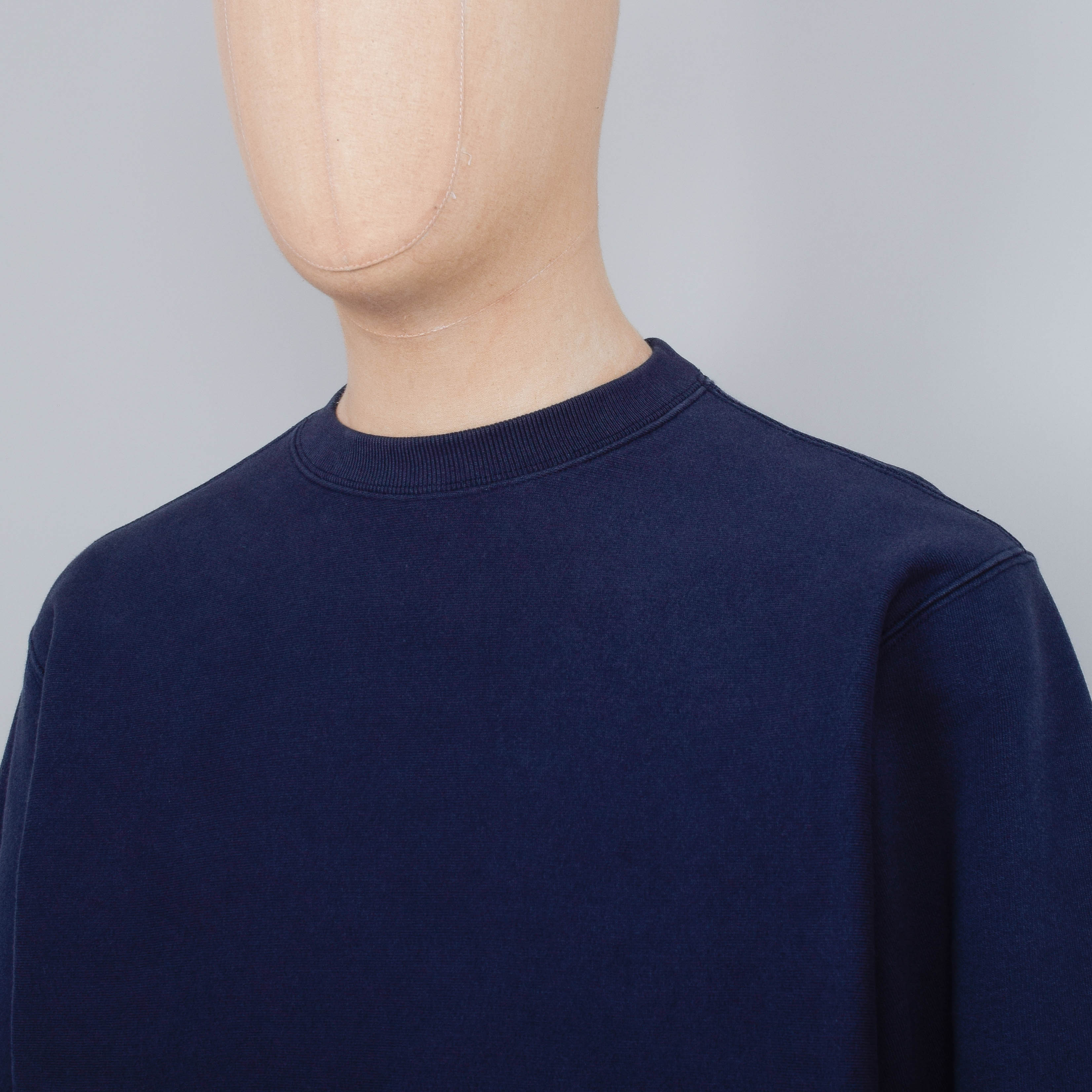 Nudie Jeans Hasse Crew Neck Sweatshirt - Navy - Image 2