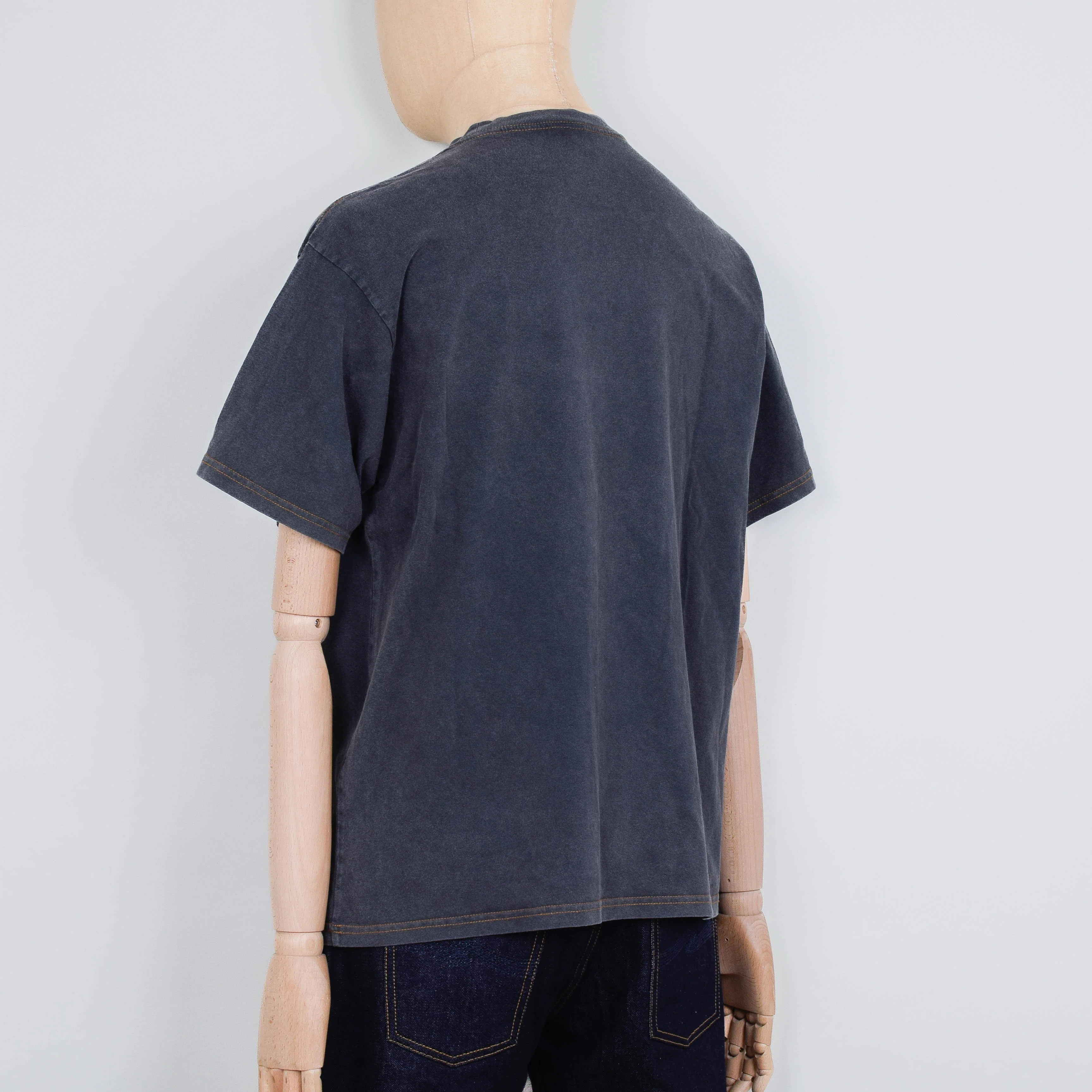 Nudie Jeans Koffe 8 Ball T-Shirt - Antracite - Image 3