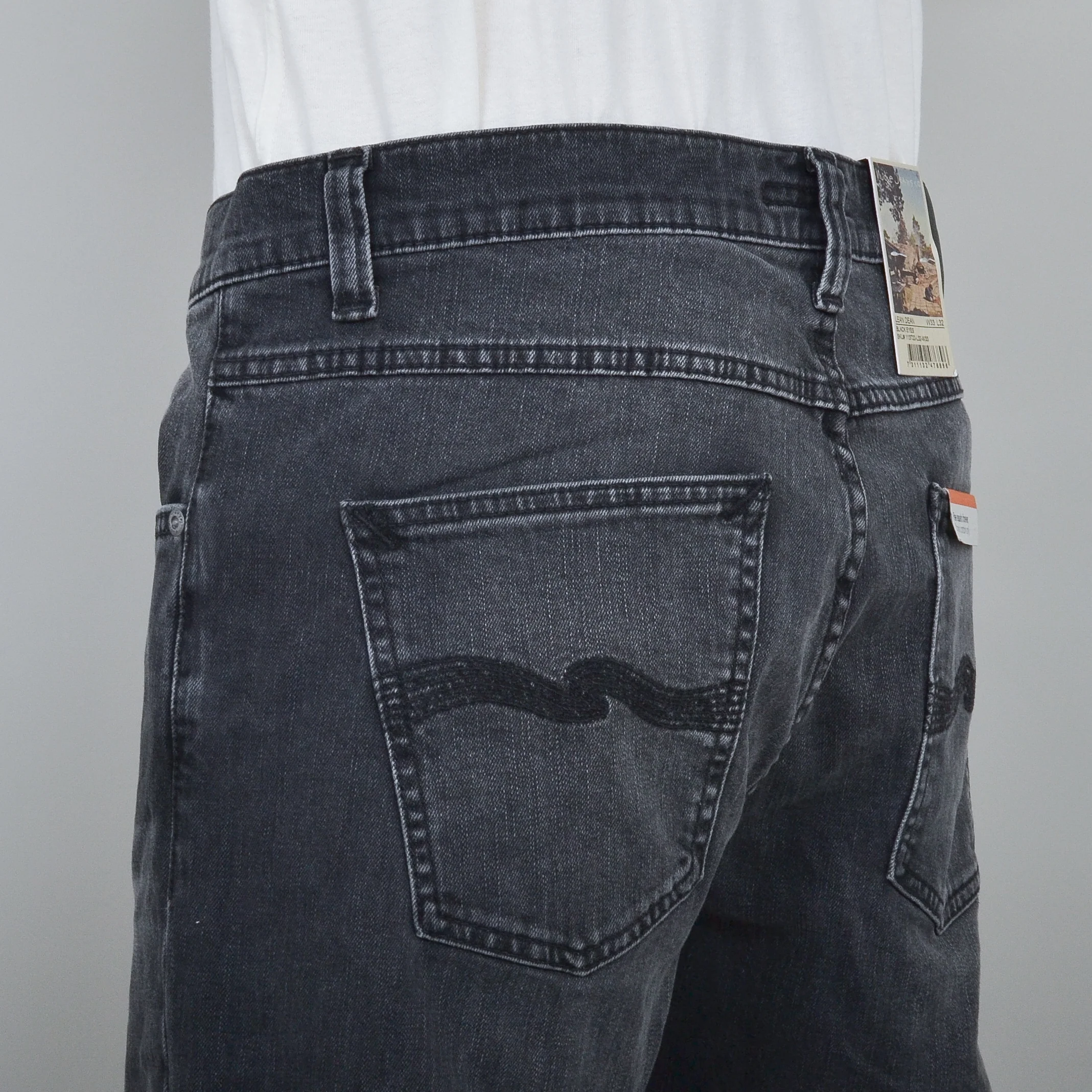 Nudie Jeans Lean Dean - Black Eyes - Image 3