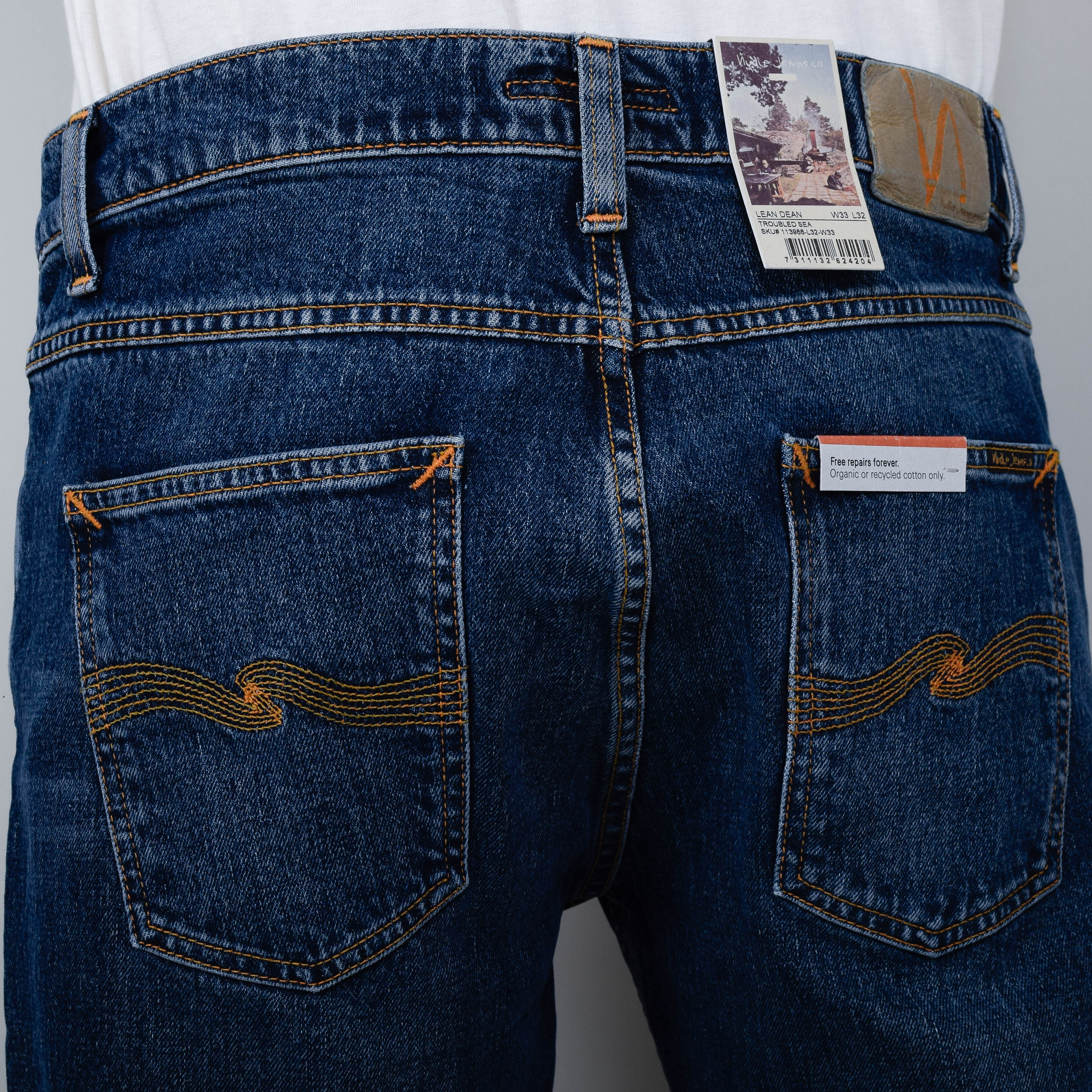 Nudie Jeans Lean Dean - Troubled Sea - Image 3