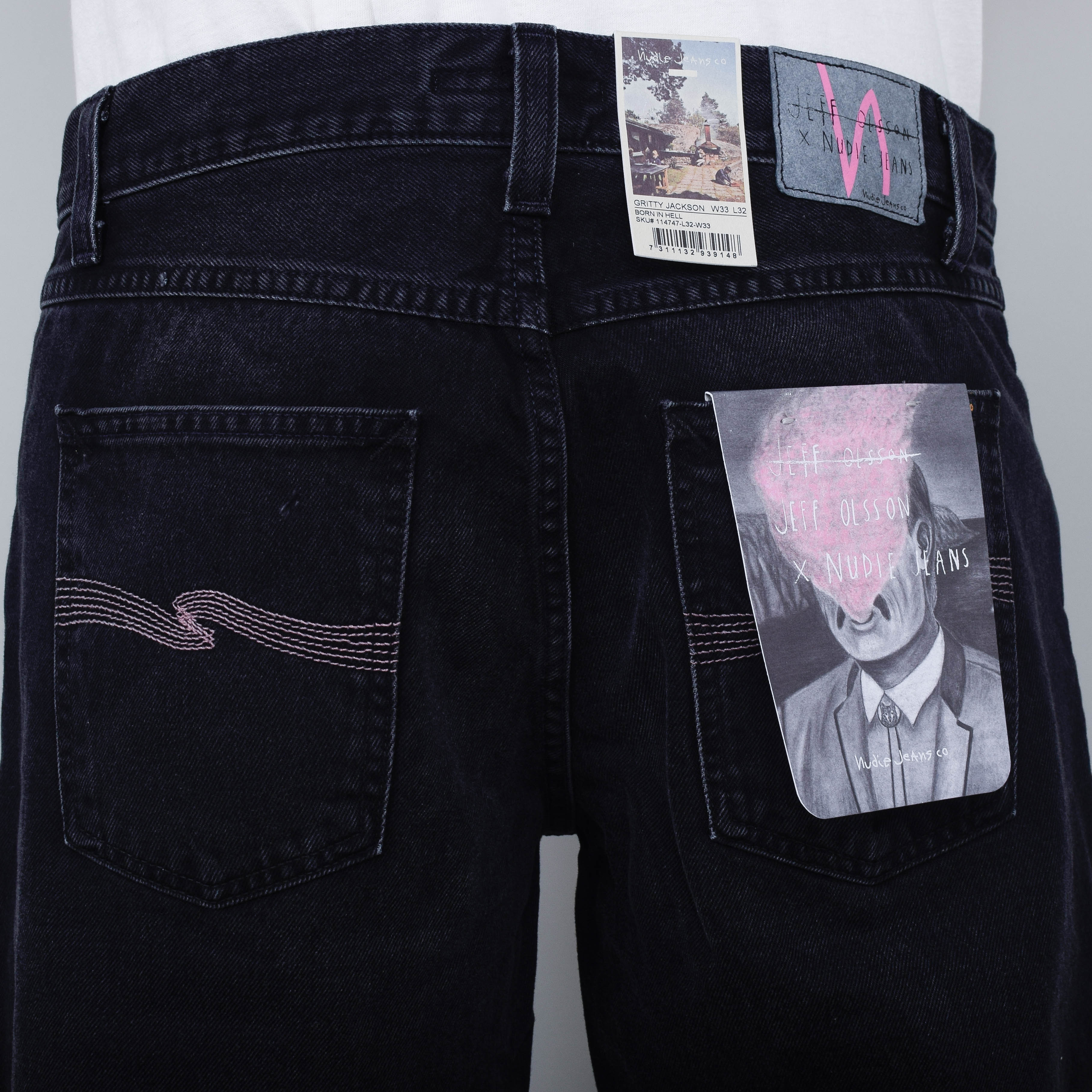 Nudie Jeans x Jeff Olsson Gritty Jackson - Born In Hell - Image 3