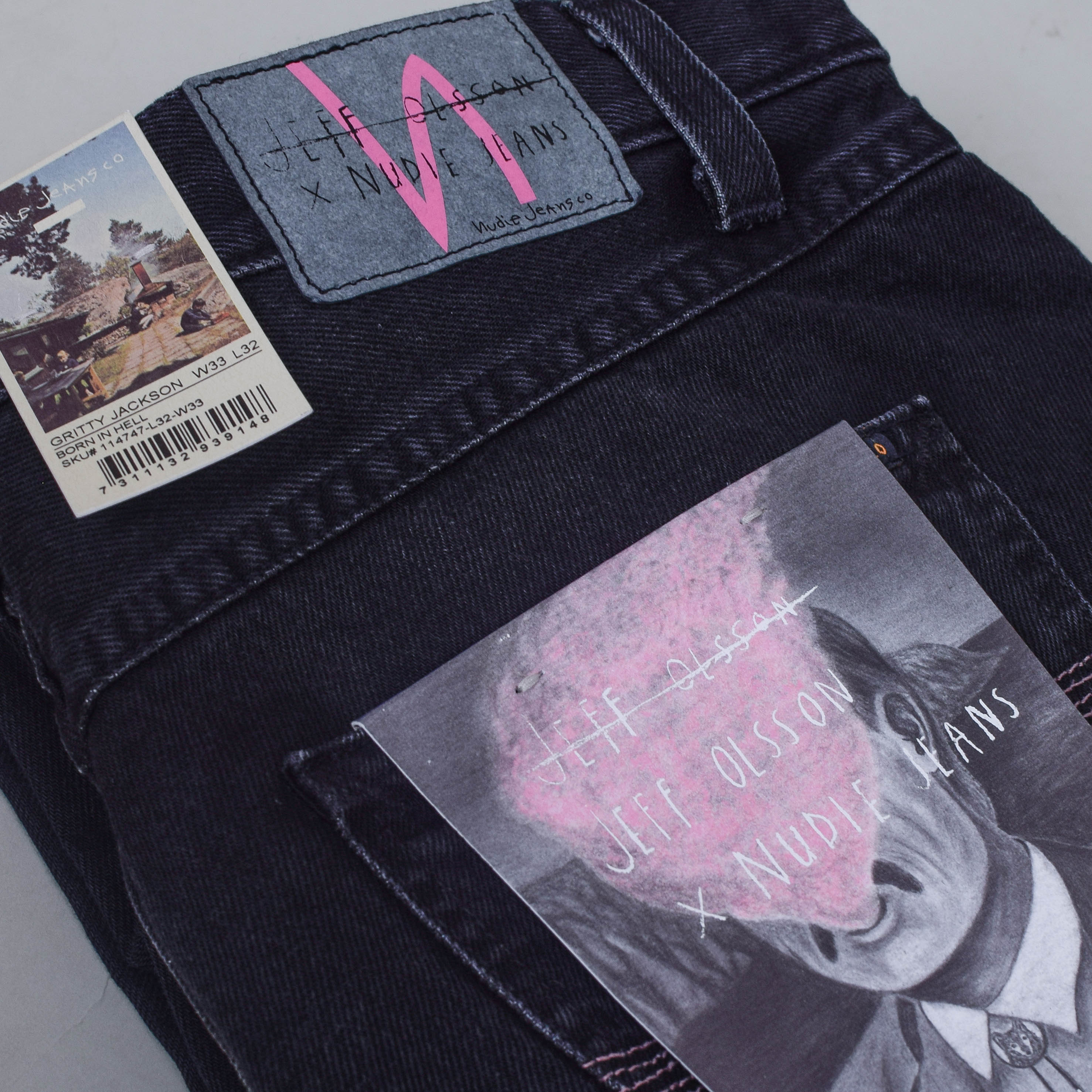 Nudie Jeans x Jeff Olsson Gritty Jackson - Born In Hell - Image 4