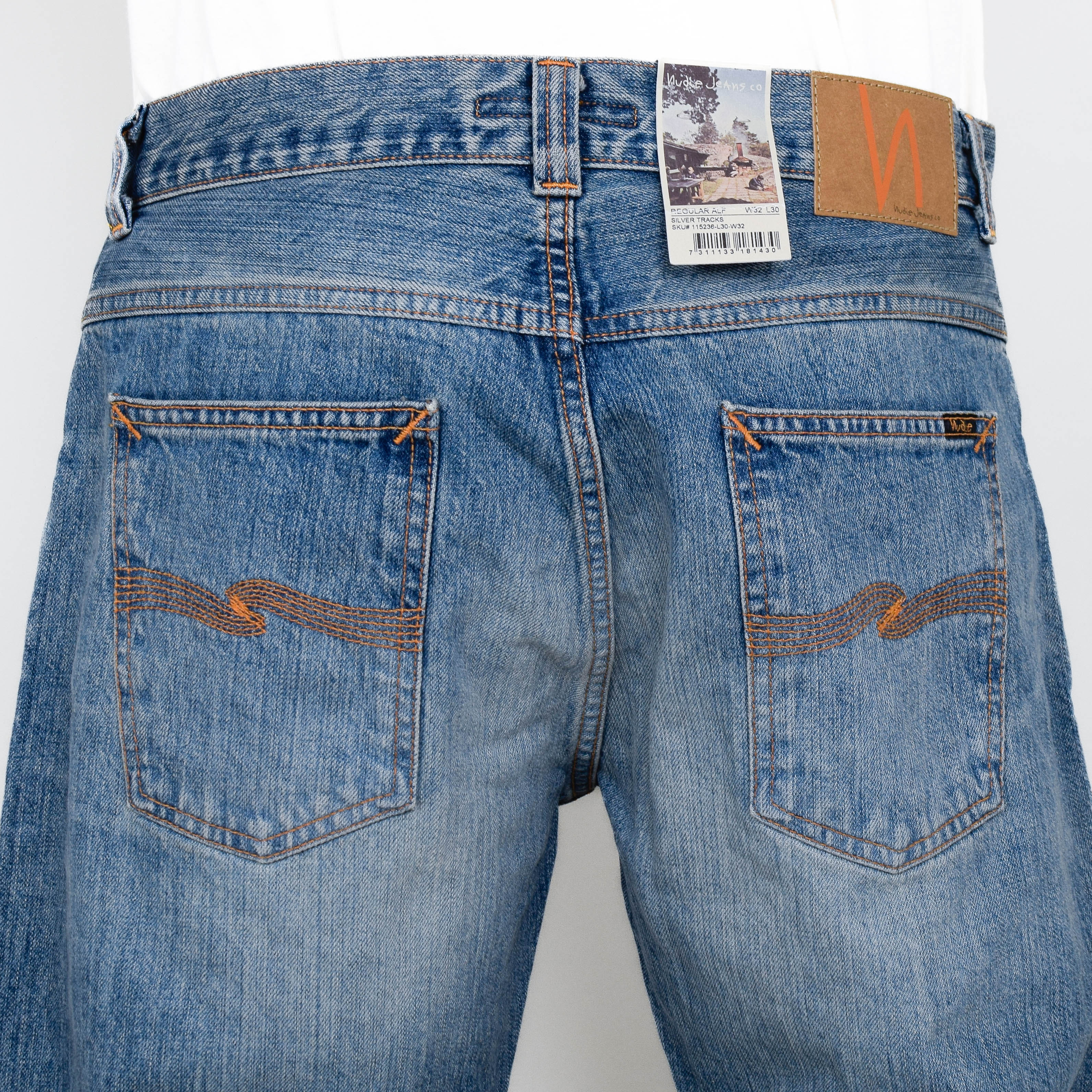 Nudie Jeans Regular Alf - Silver Tracks - Image 3