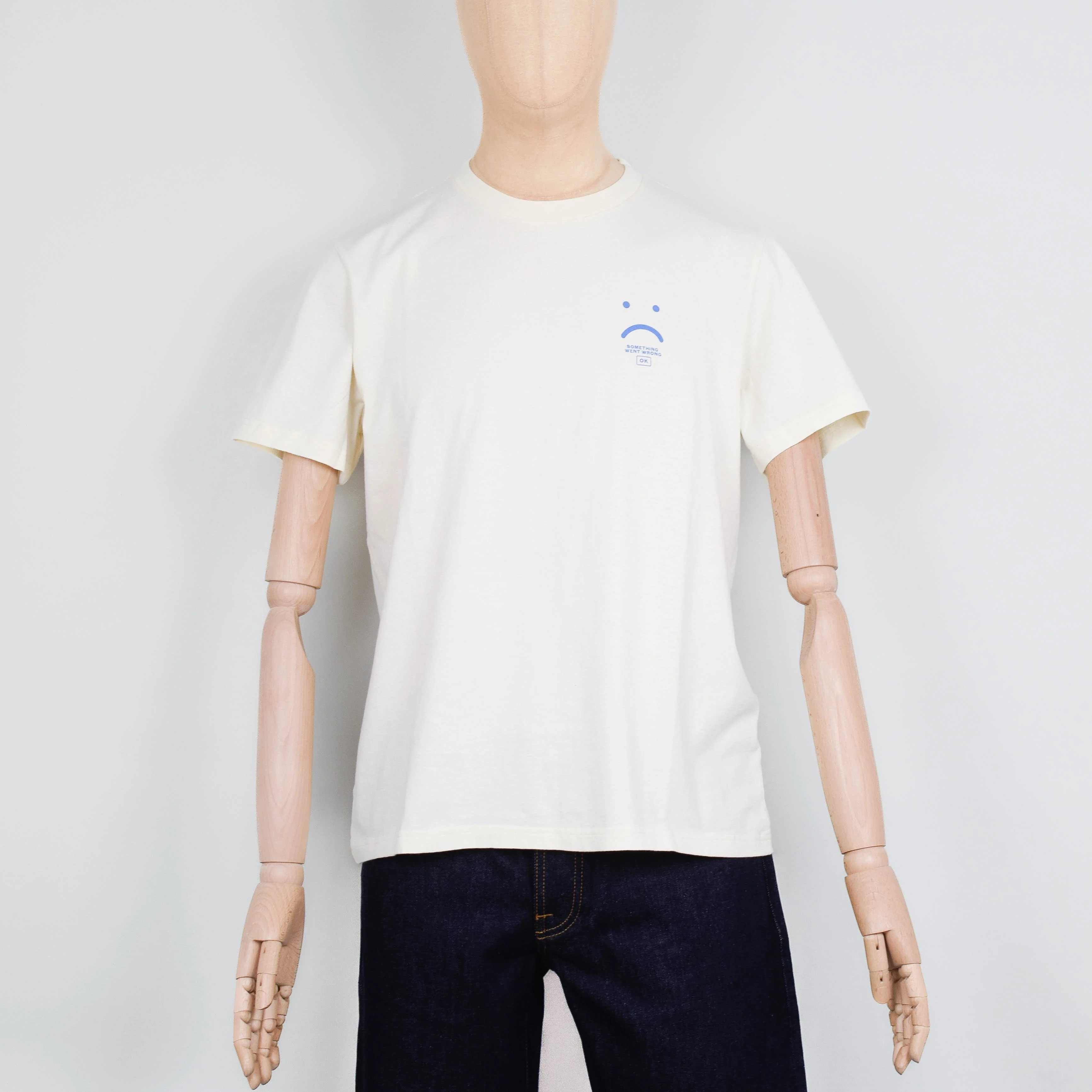 Nudie Jeans Roy Frown T-Shirt - Ecru