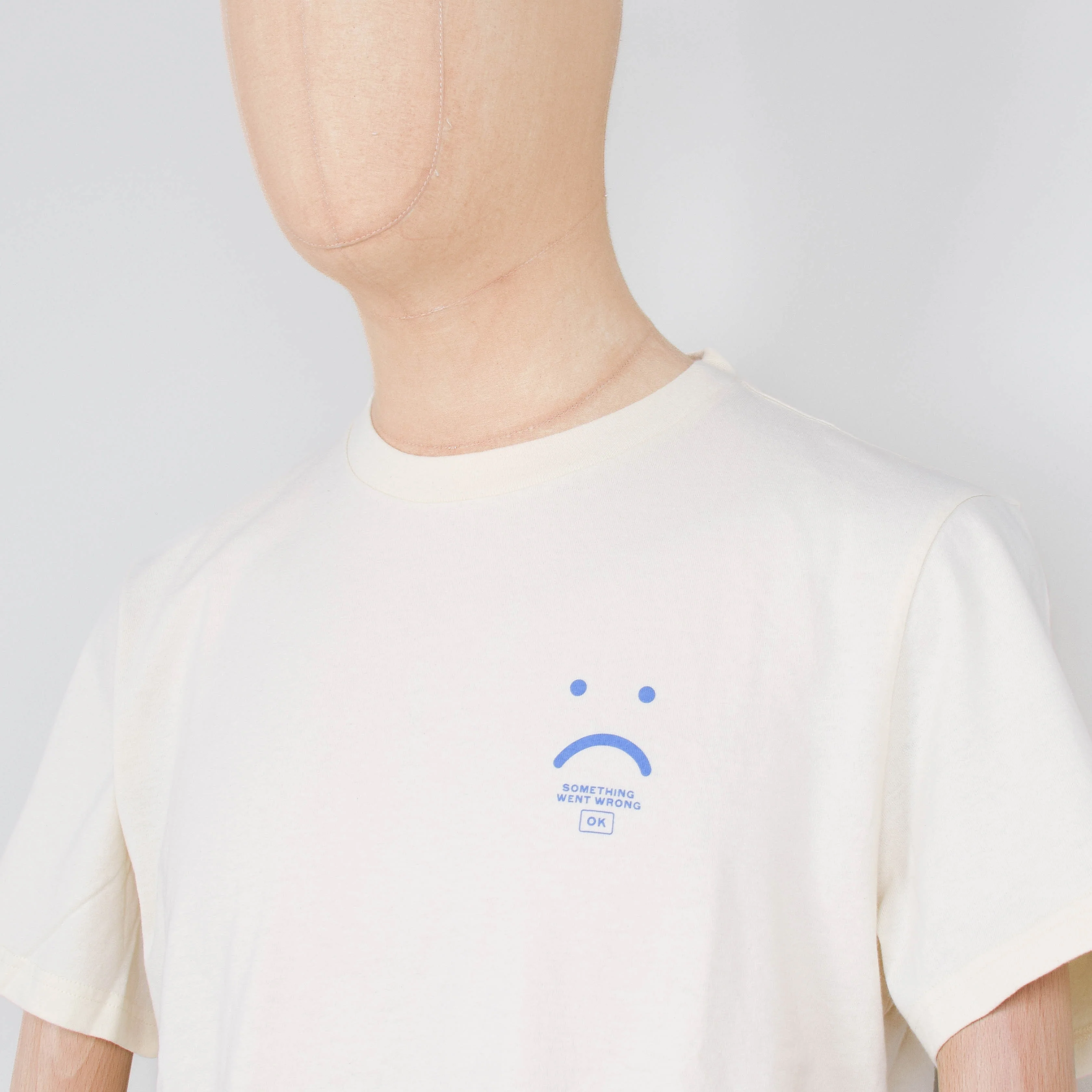 Nudie Jeans Roy Frown T-Shirt - Ecru - Image 2
