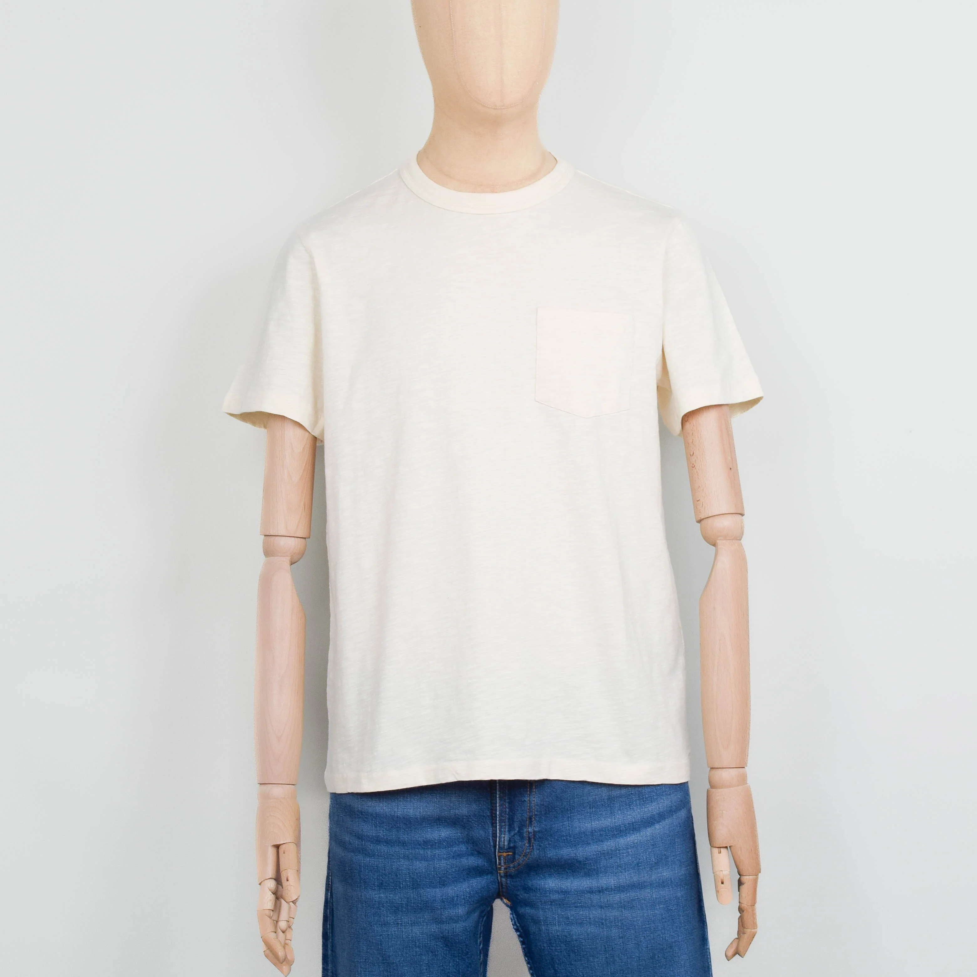 Nudie Jeans Roy Heavy Slub T-Shirt - Ecru