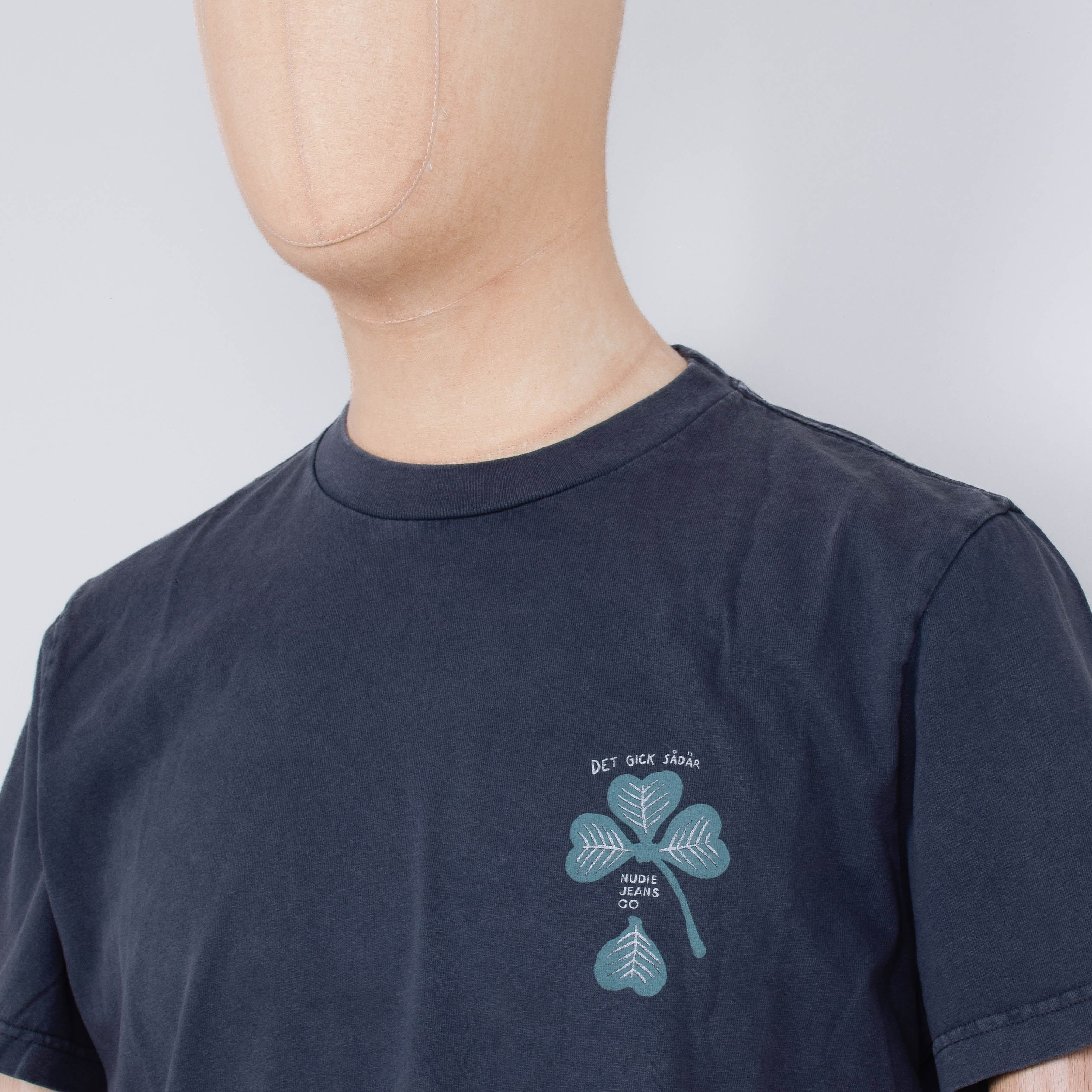 Nudie Jeans Roy Lost Leaf T-Shirt - Antracite - Image 3