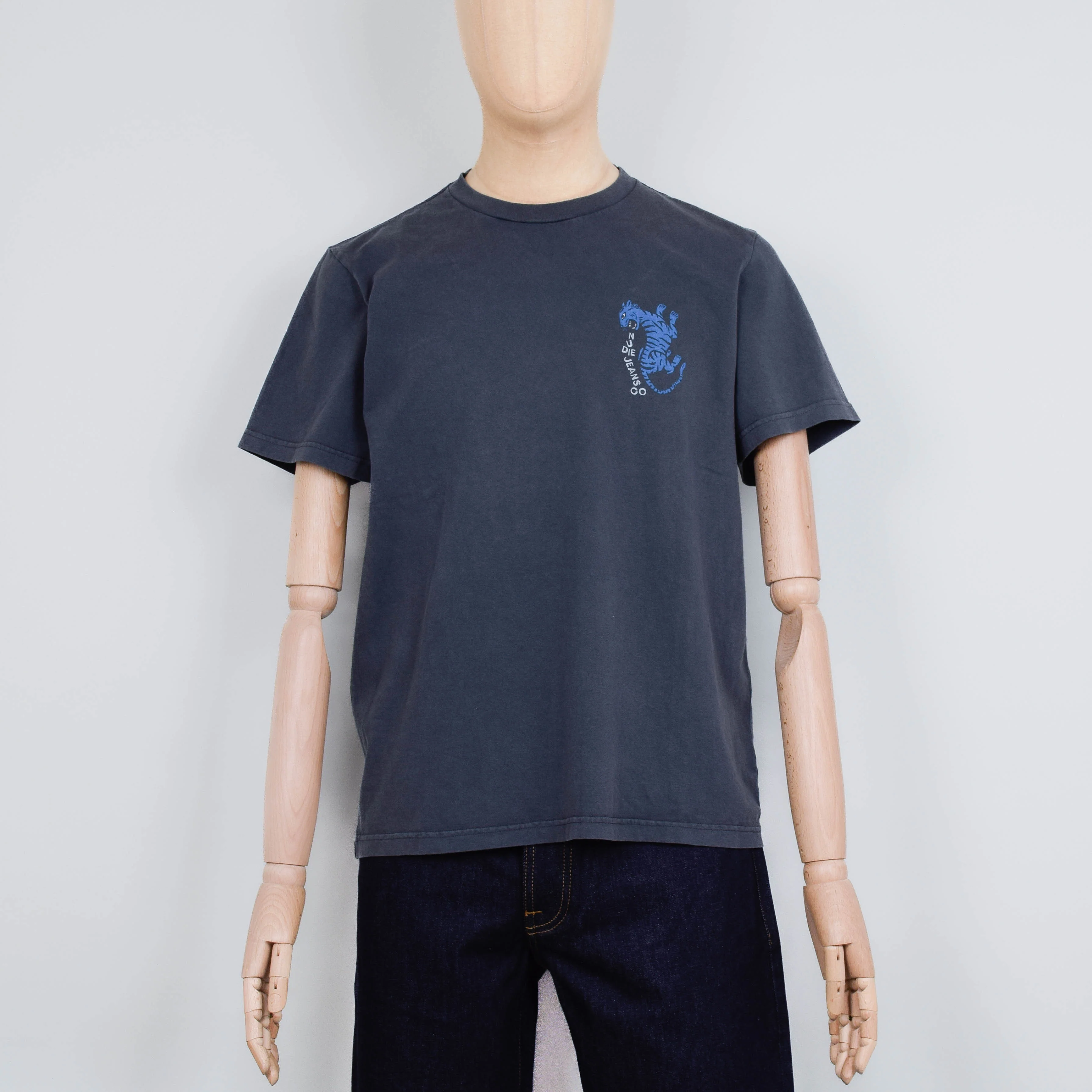 Nudie Jeans Roy Wrong Place T-Shirt - Antracite