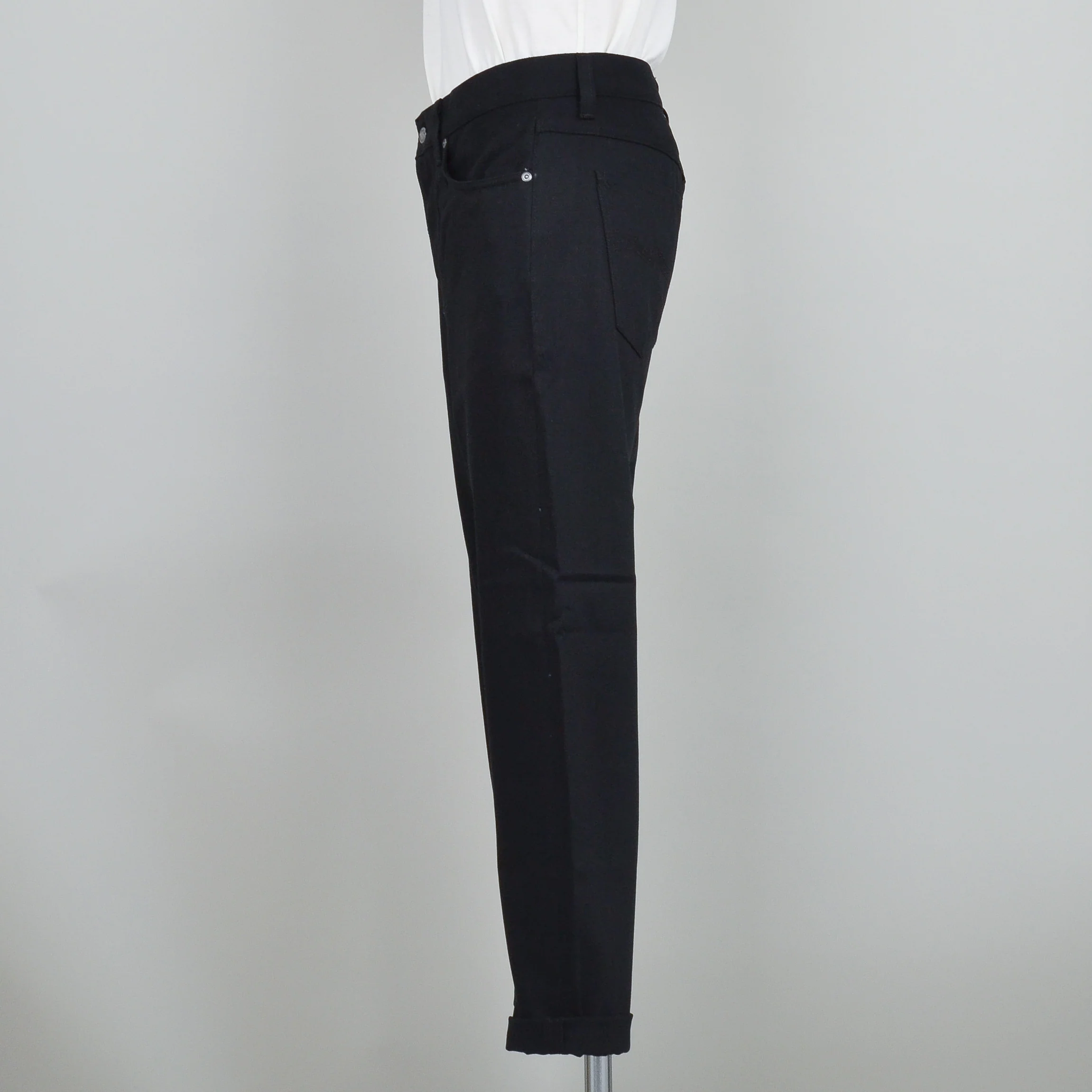 Nudie Jeans Steady Eddie II - Dry Ever Black - Image 2