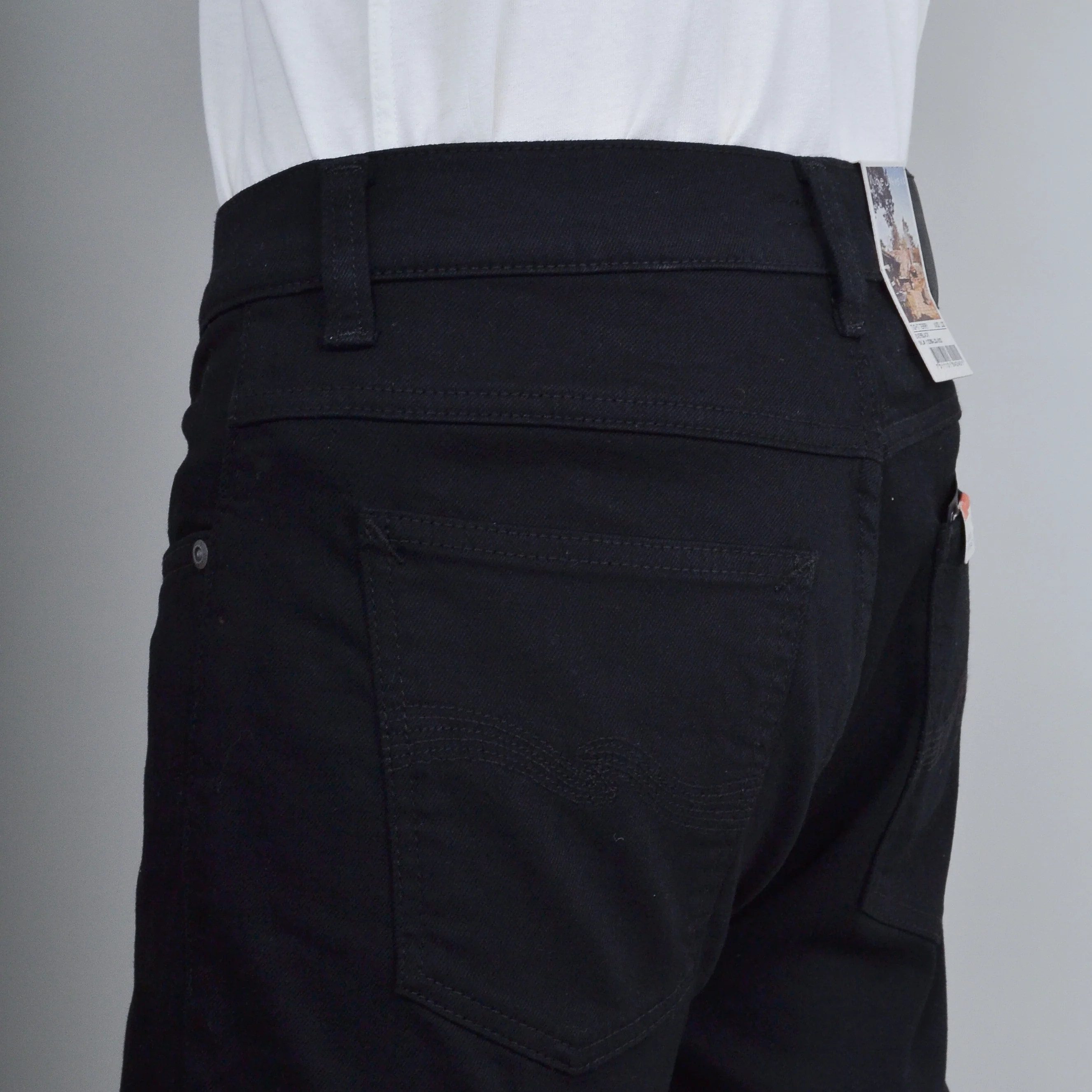 Nudie Jeans Tight Terry - Ever Black - Image 3