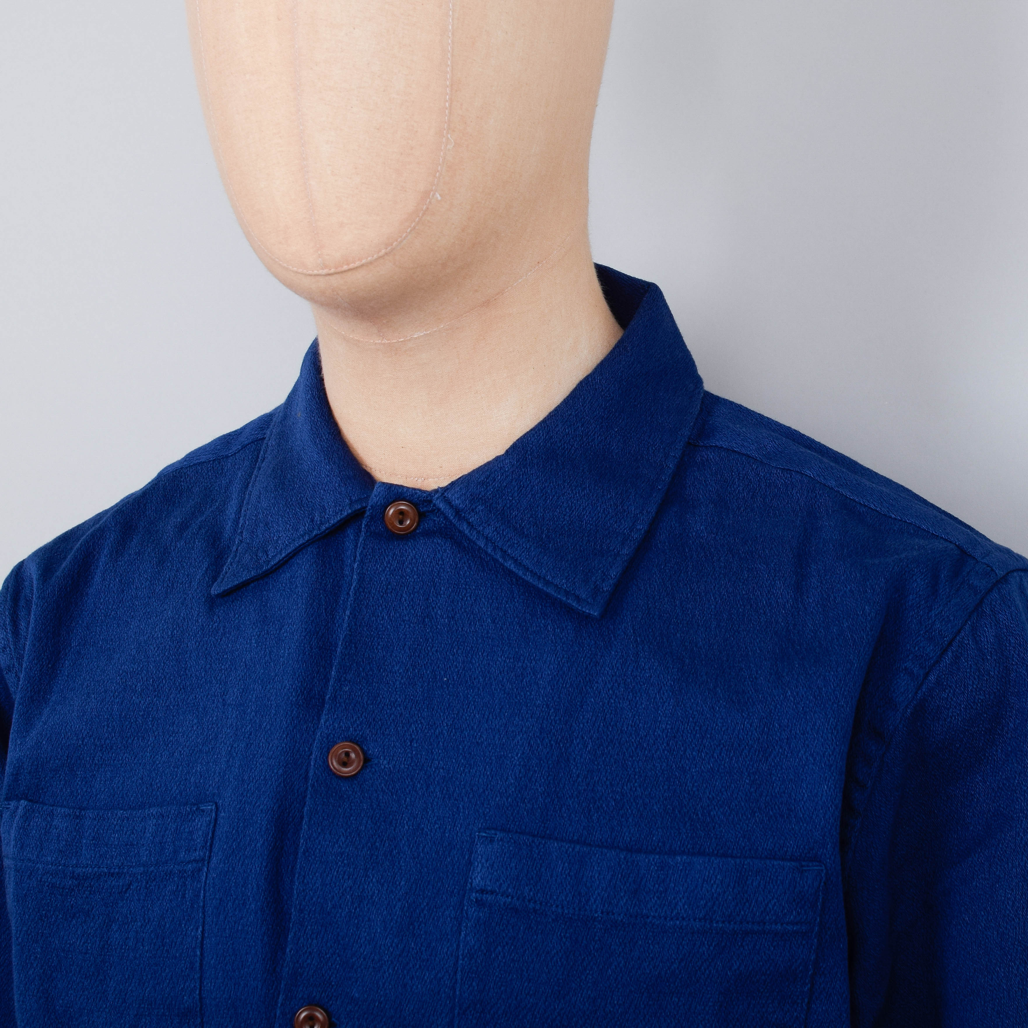 Nudie Jeans Vincent Shirt - Floral French Blue - Image 2
