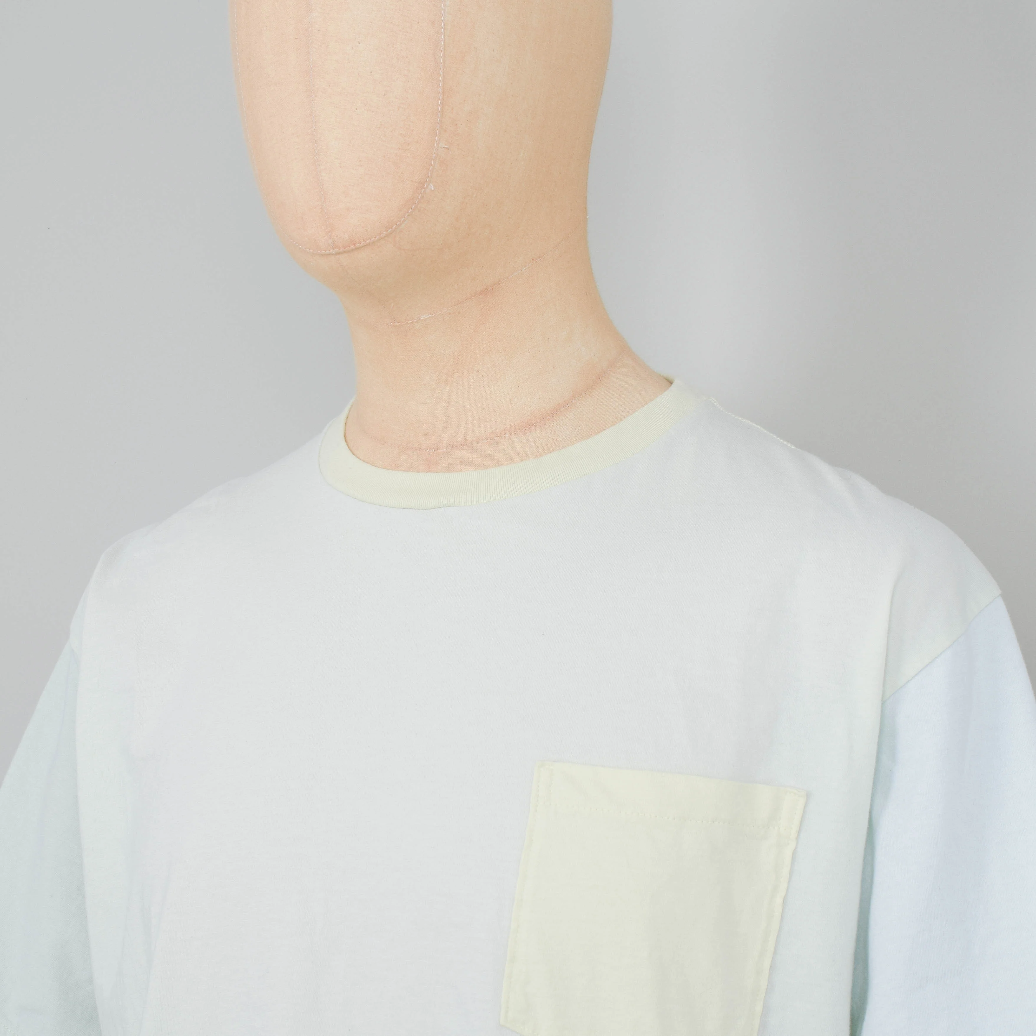 OrSlow 4 Tone Pocket T-Shirt - Ice Green - Image 2