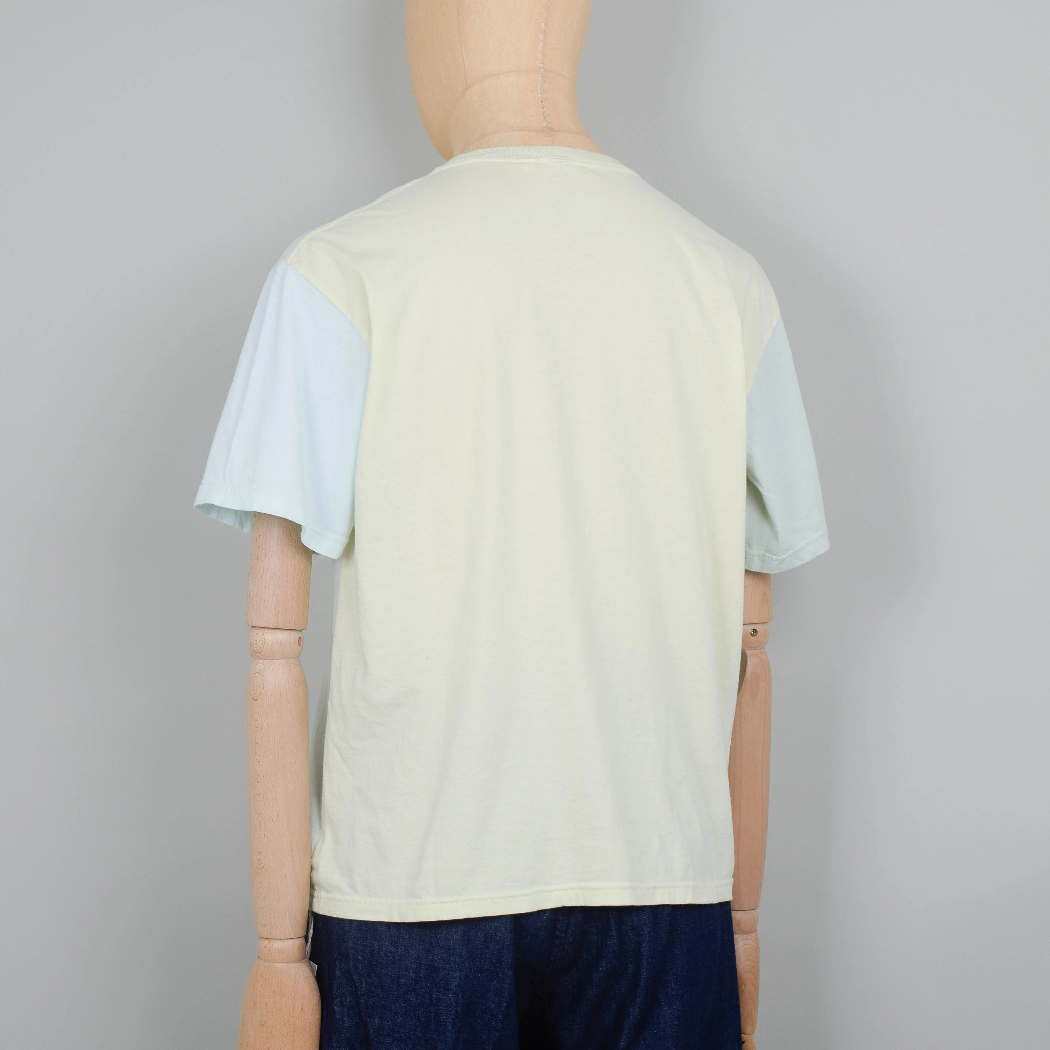 OrSlow 4 Tone Pocket T-Shirt - Ice Green - Image 3