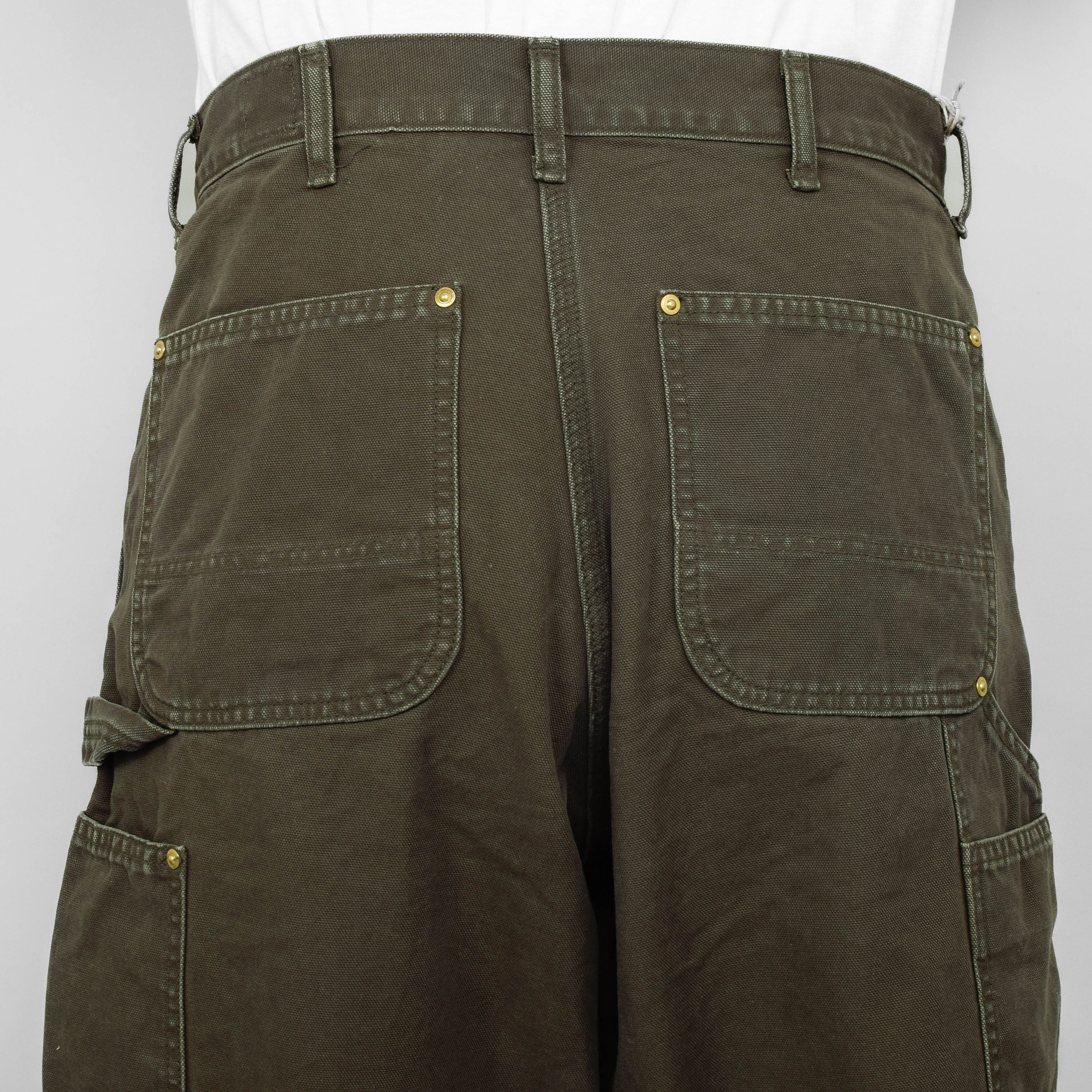 OrSlow Dad's Fit Painter Pants - Army Green - Image 3