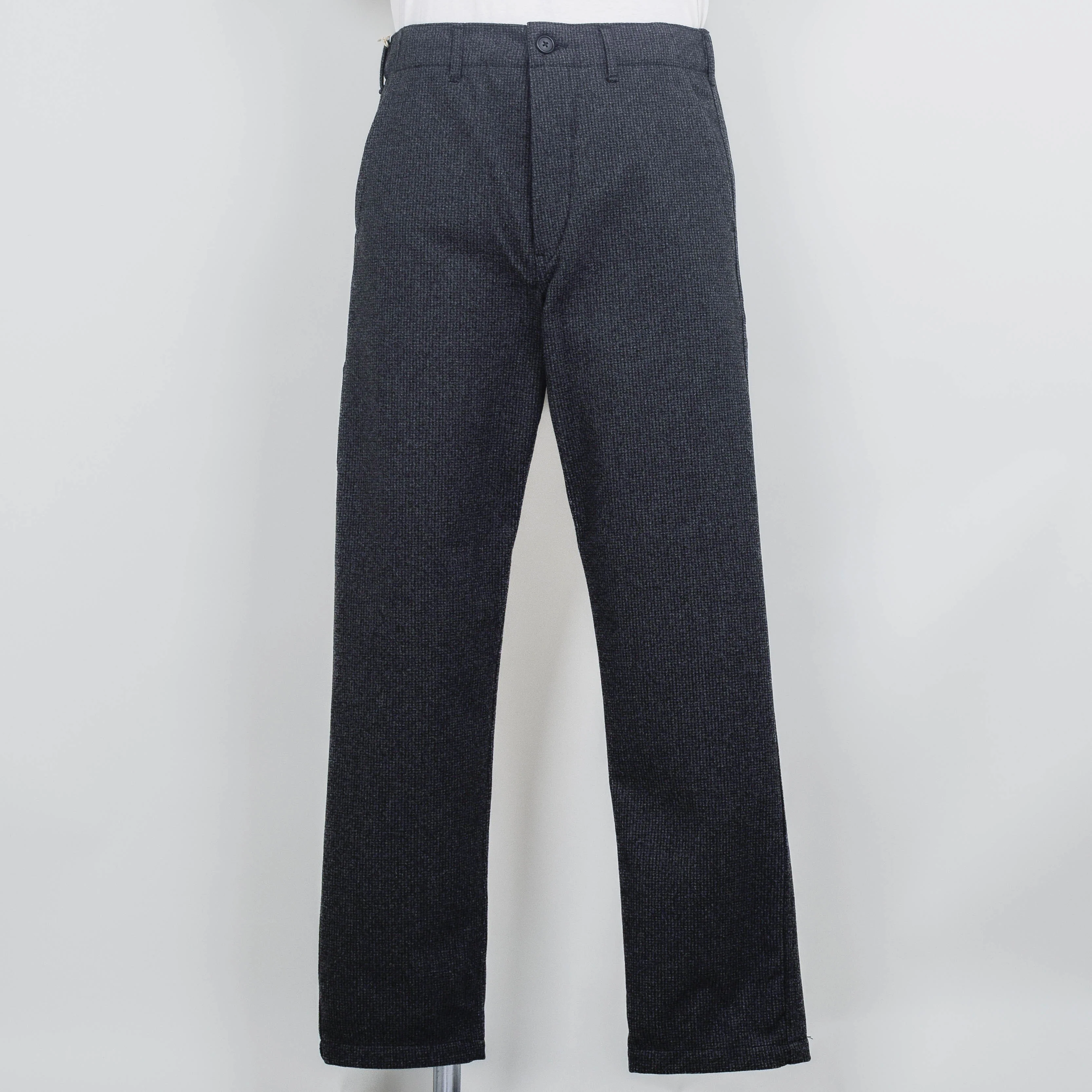 OrSlow French Work Pants Houndstooth - Charcoal Gray