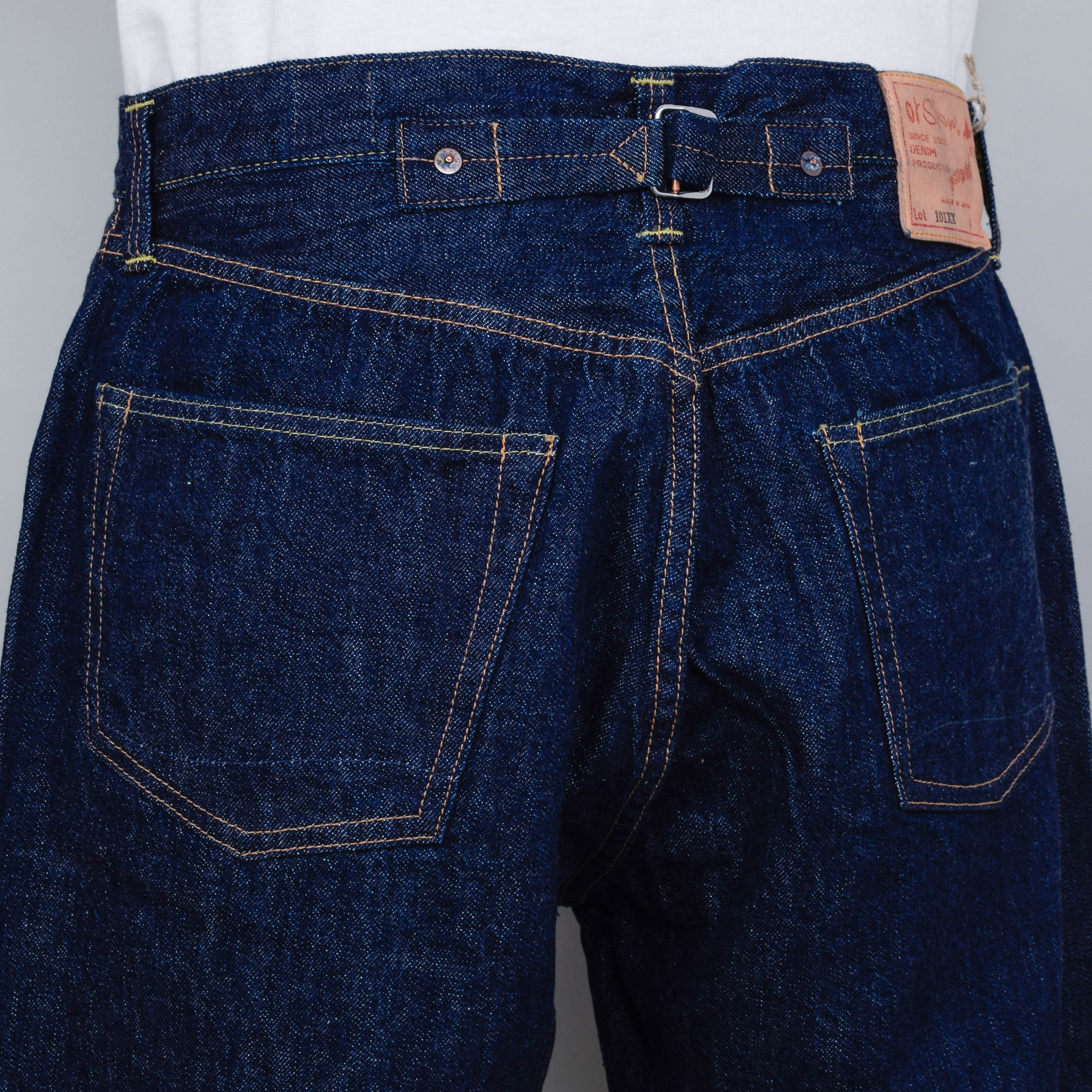 OrSlow Grand Dad's Fit Denim Pants - One Wash - Image 3