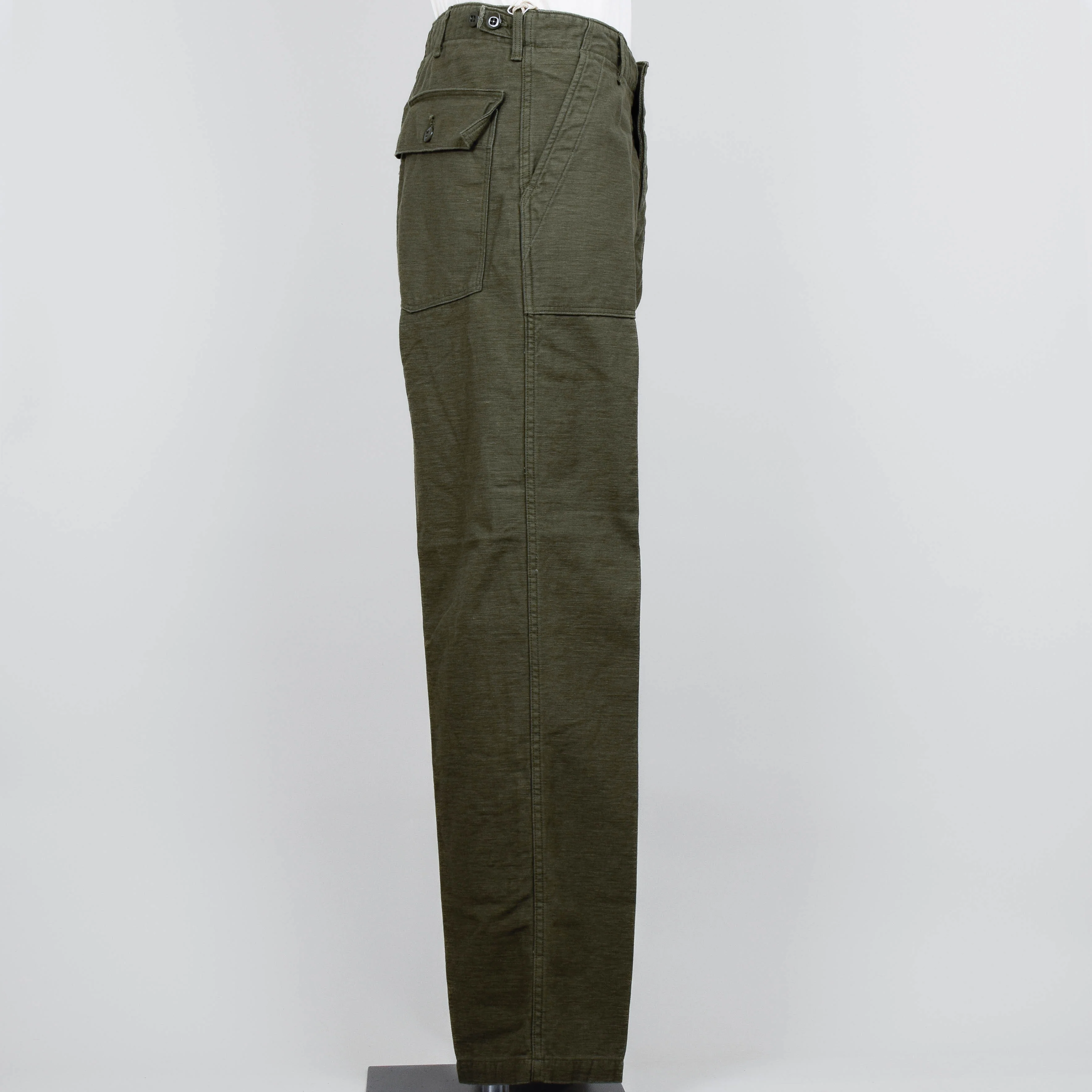 OrSlow Vintage Fit Fatigue Pant - Dark Olive - Image 2