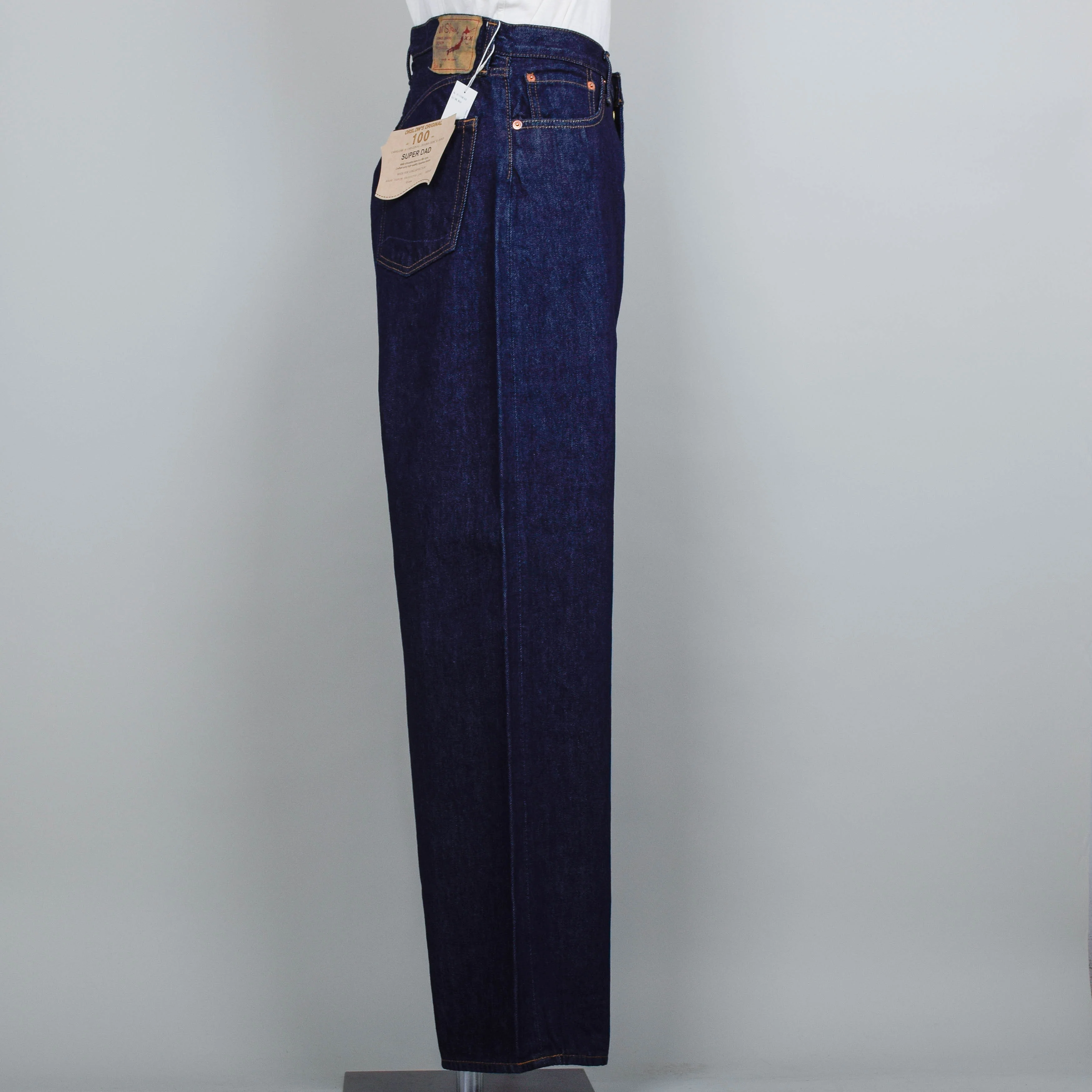 Orslow Super Dad's Denim Pants - One Wash - Image 2