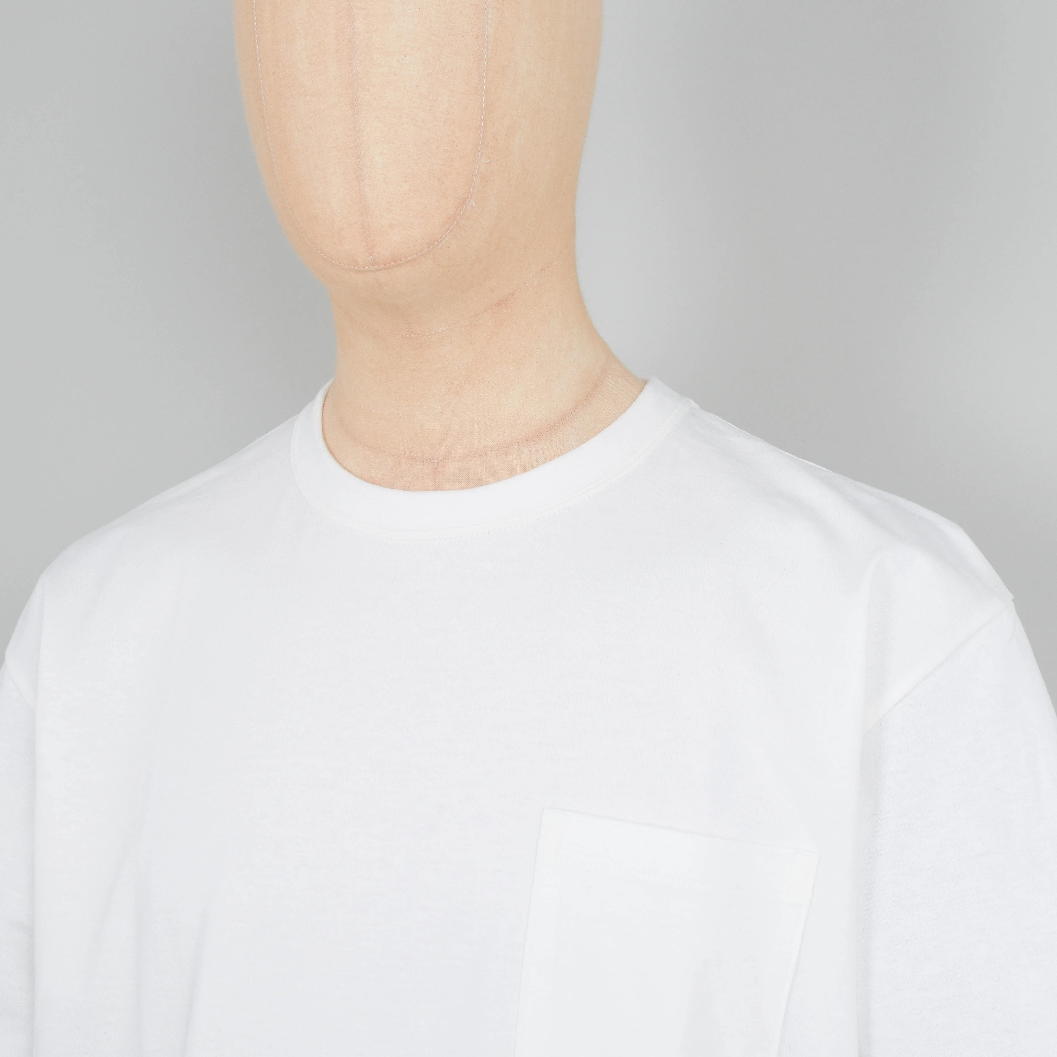 OrSlow T-Shirt with Pocket - White - Image 2