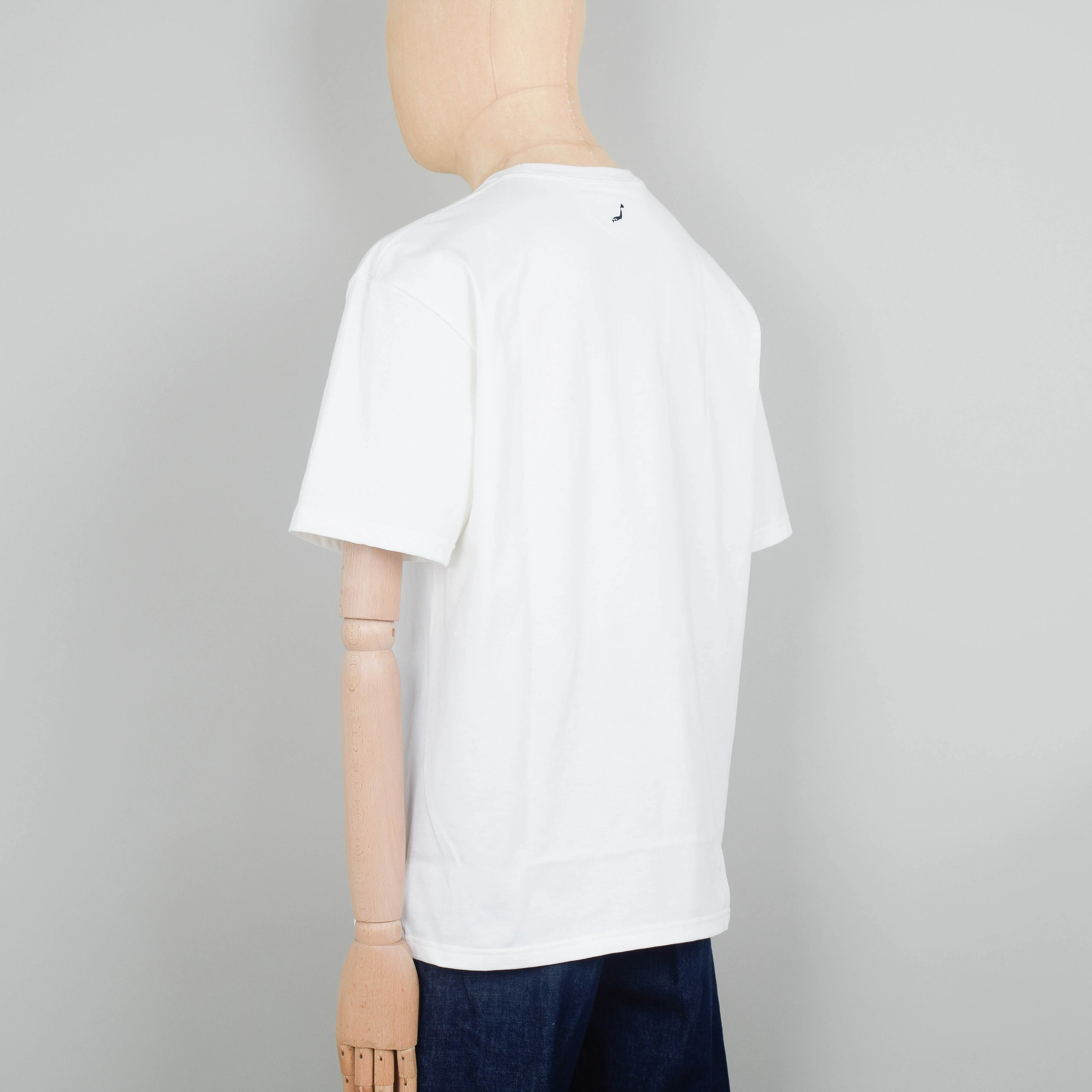 OrSlow T-Shirt with Pocket - White - Image 3