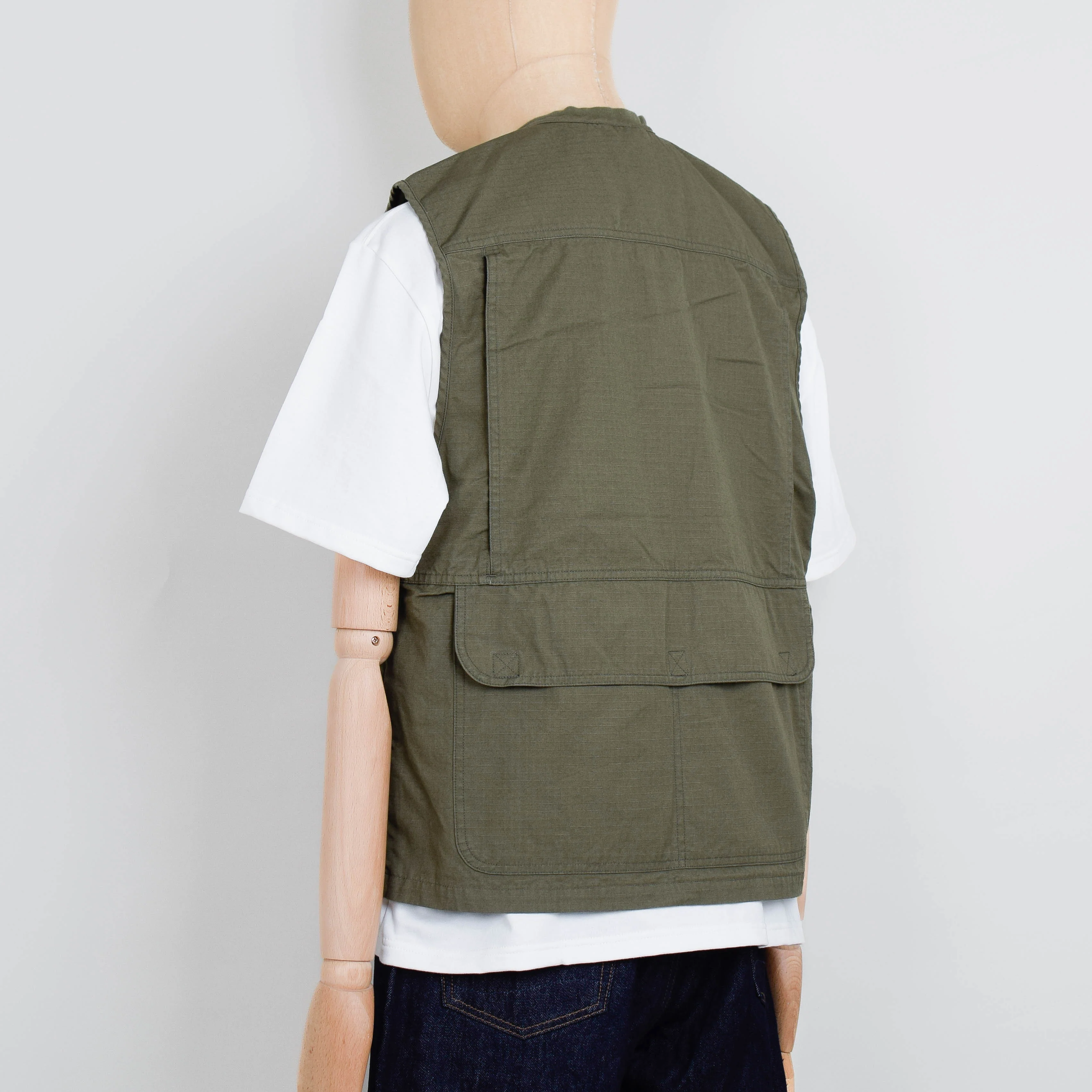 Orslow Utility Vest - Army Green - Image 3