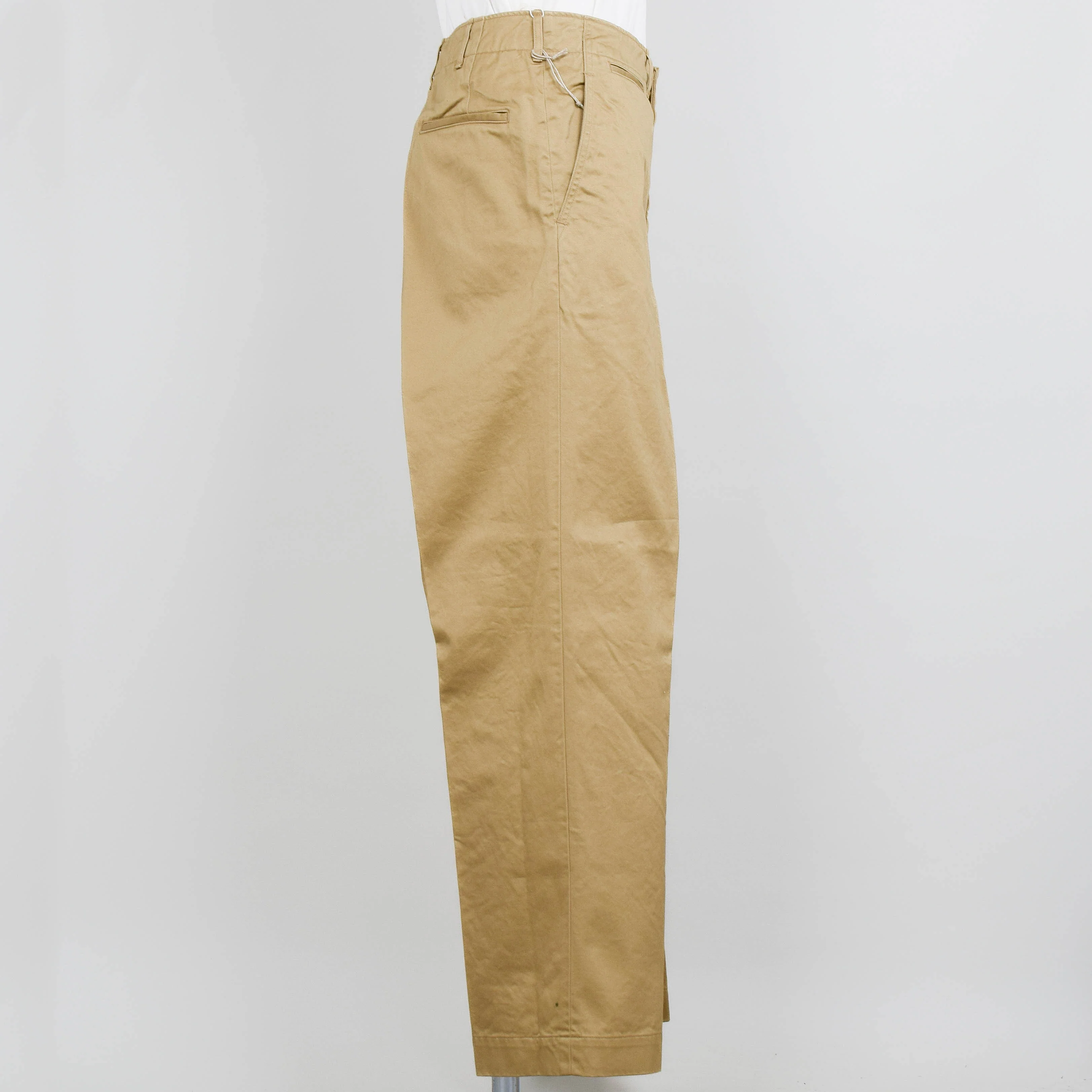 Orslow Vintage Fit Army Trousers - Dark Khaki - Image 2