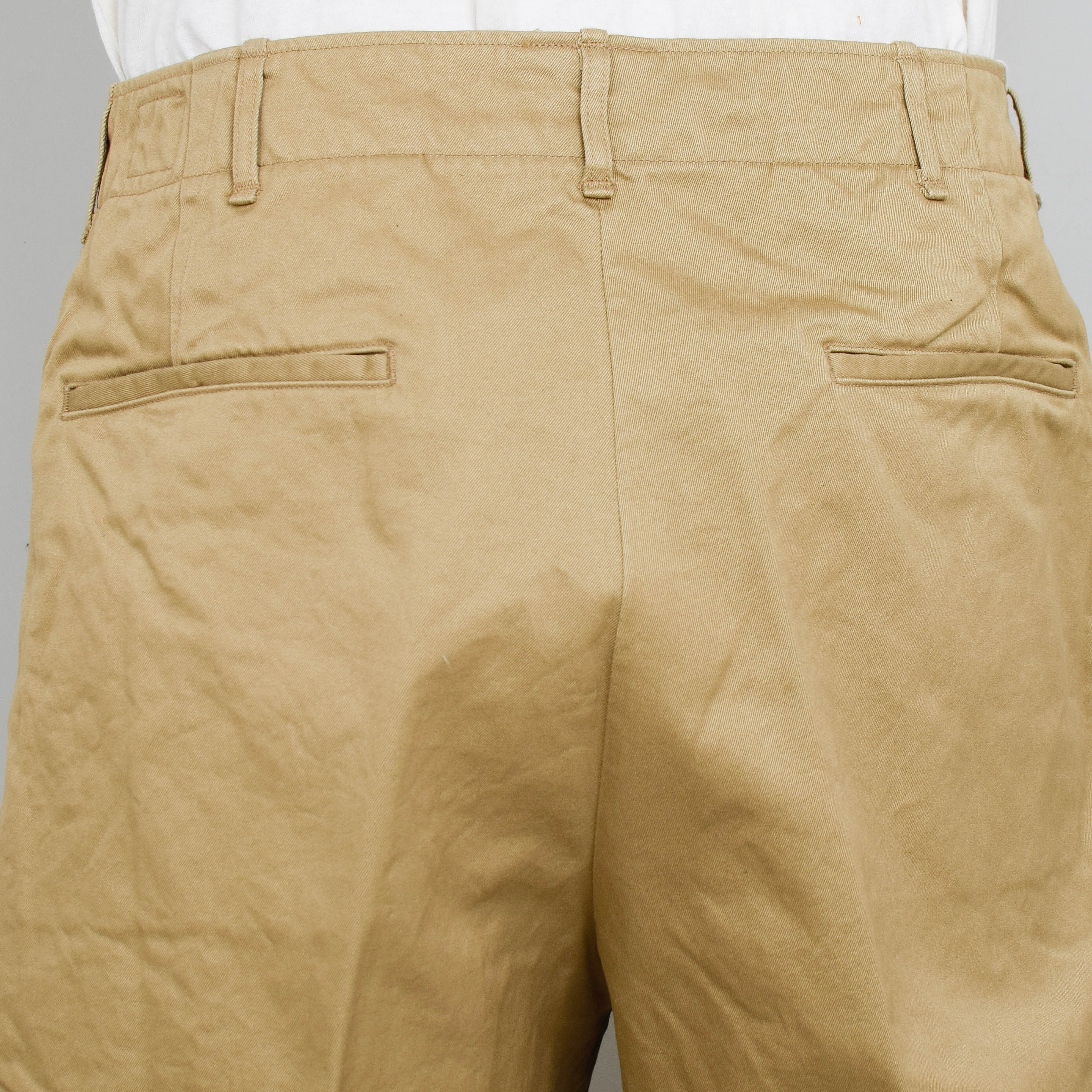 Orslow Vintage Fit Army Trousers - Dark Khaki - Image 3