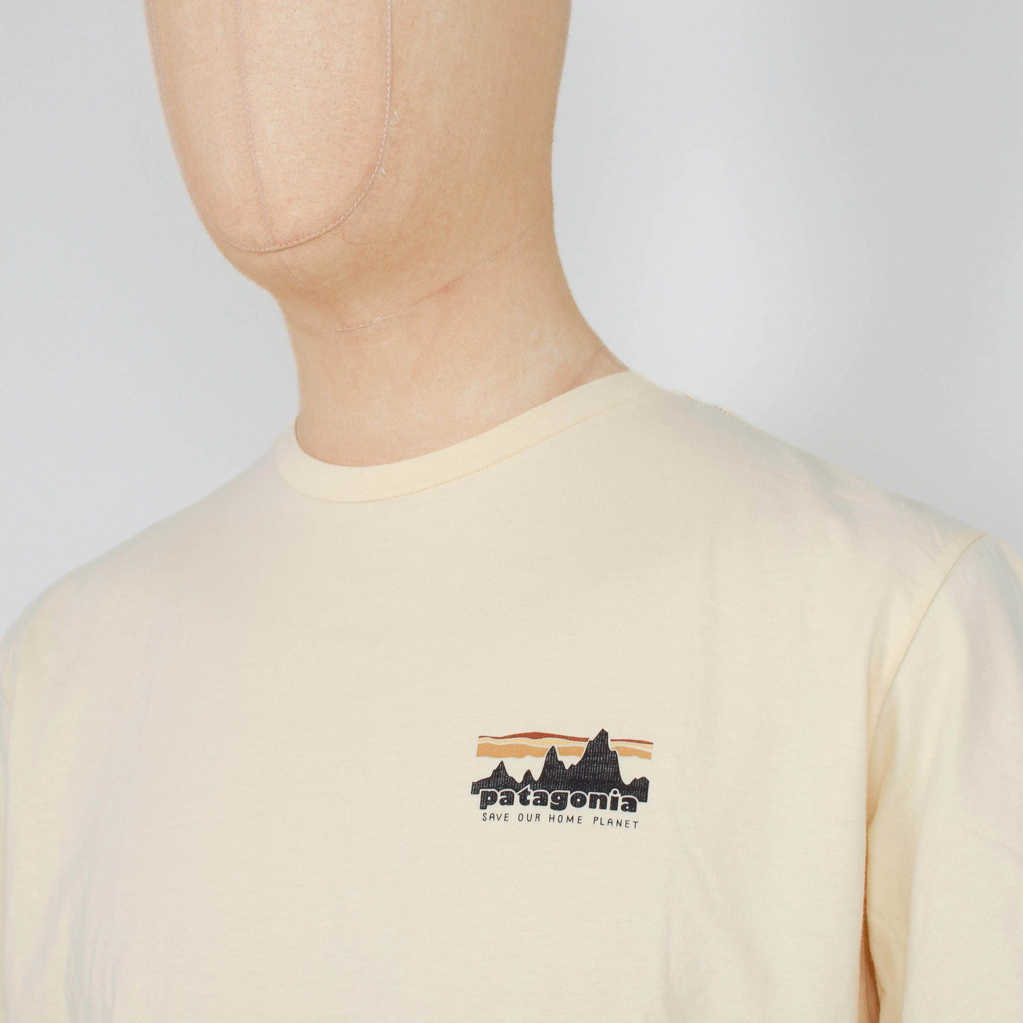 Patagonia '73 Skyline Organic T-Shirt - Buttercup Yellow - Image 3