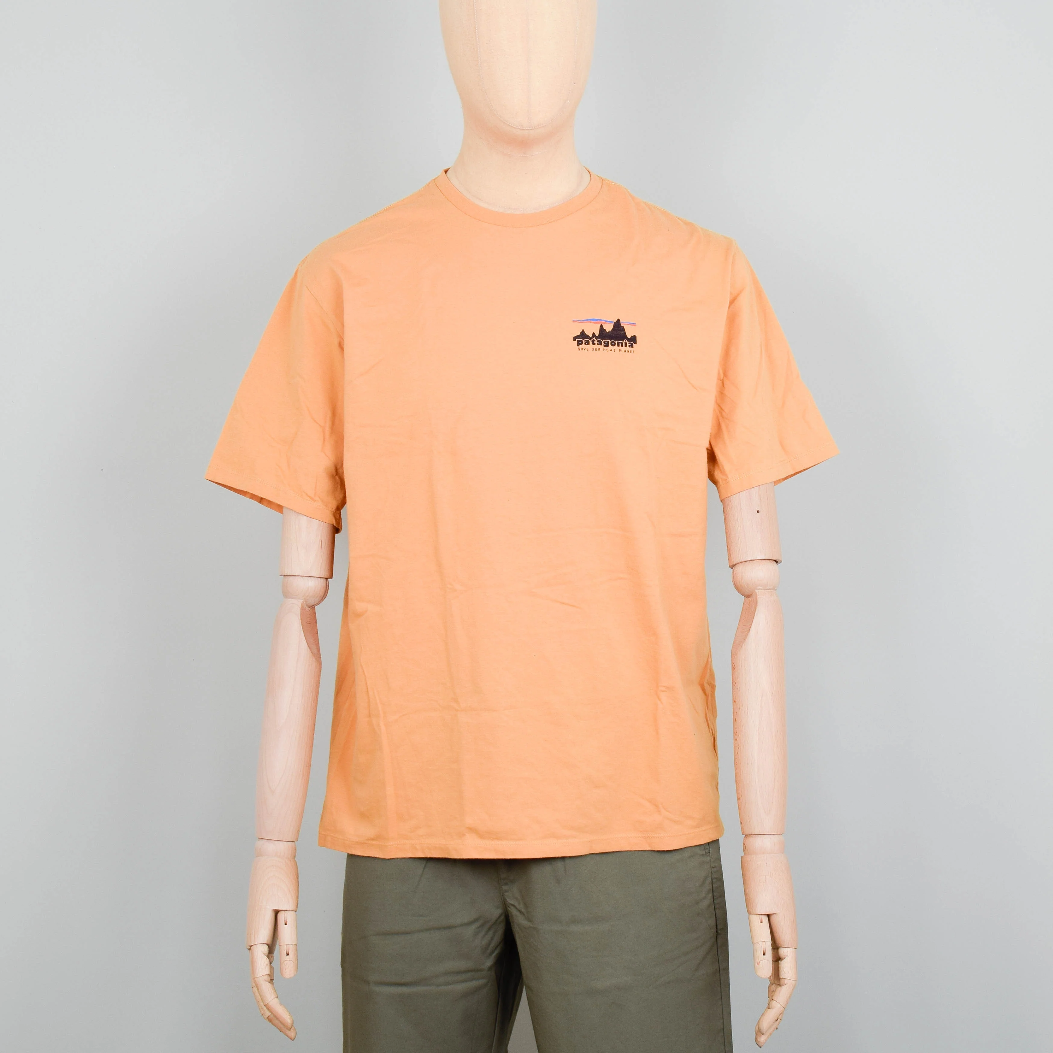 Patagonia '73 Skyline Organic T-Shirt - Dry Mango