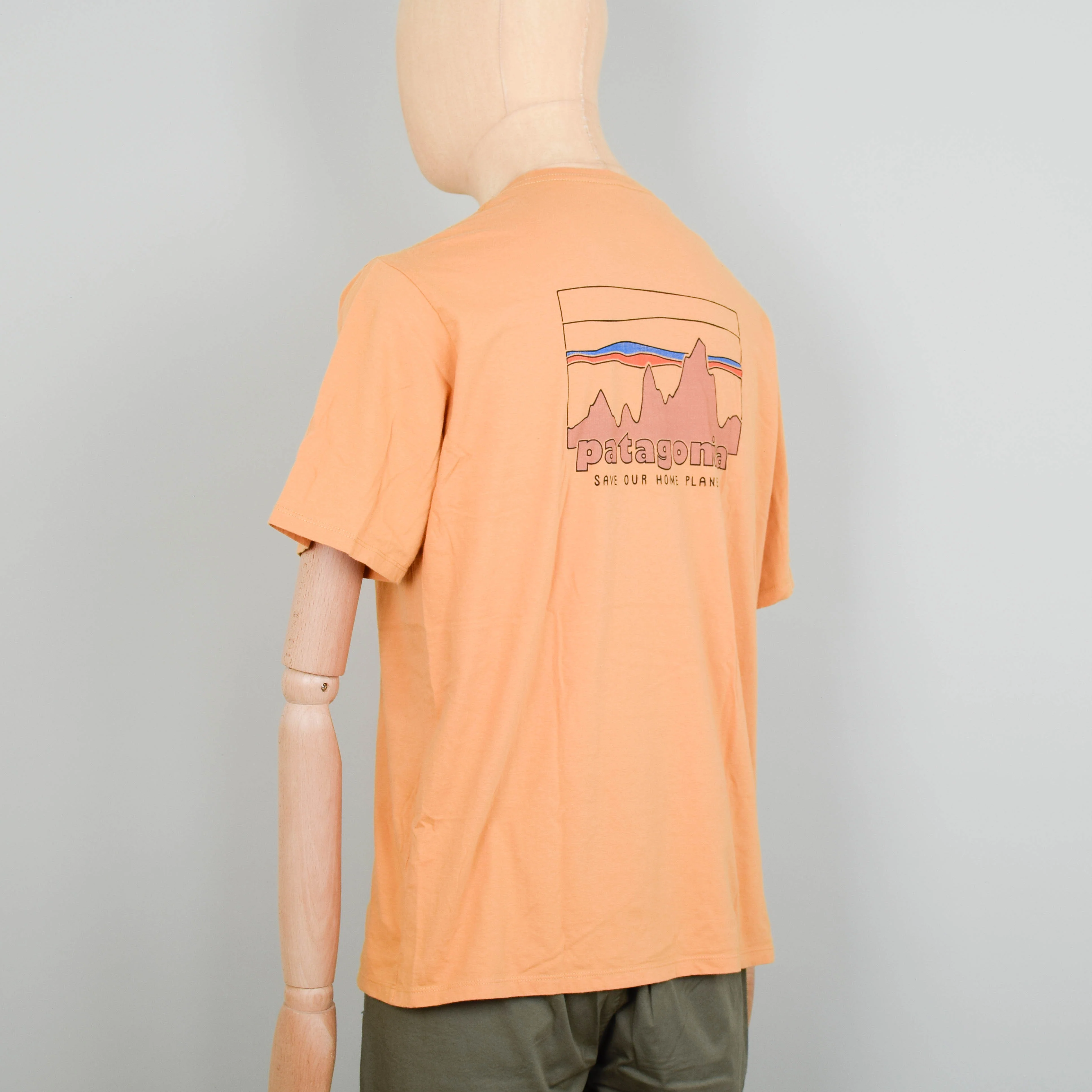 Patagonia '73 Skyline Organic T-Shirt - Dry Mango - Image 2