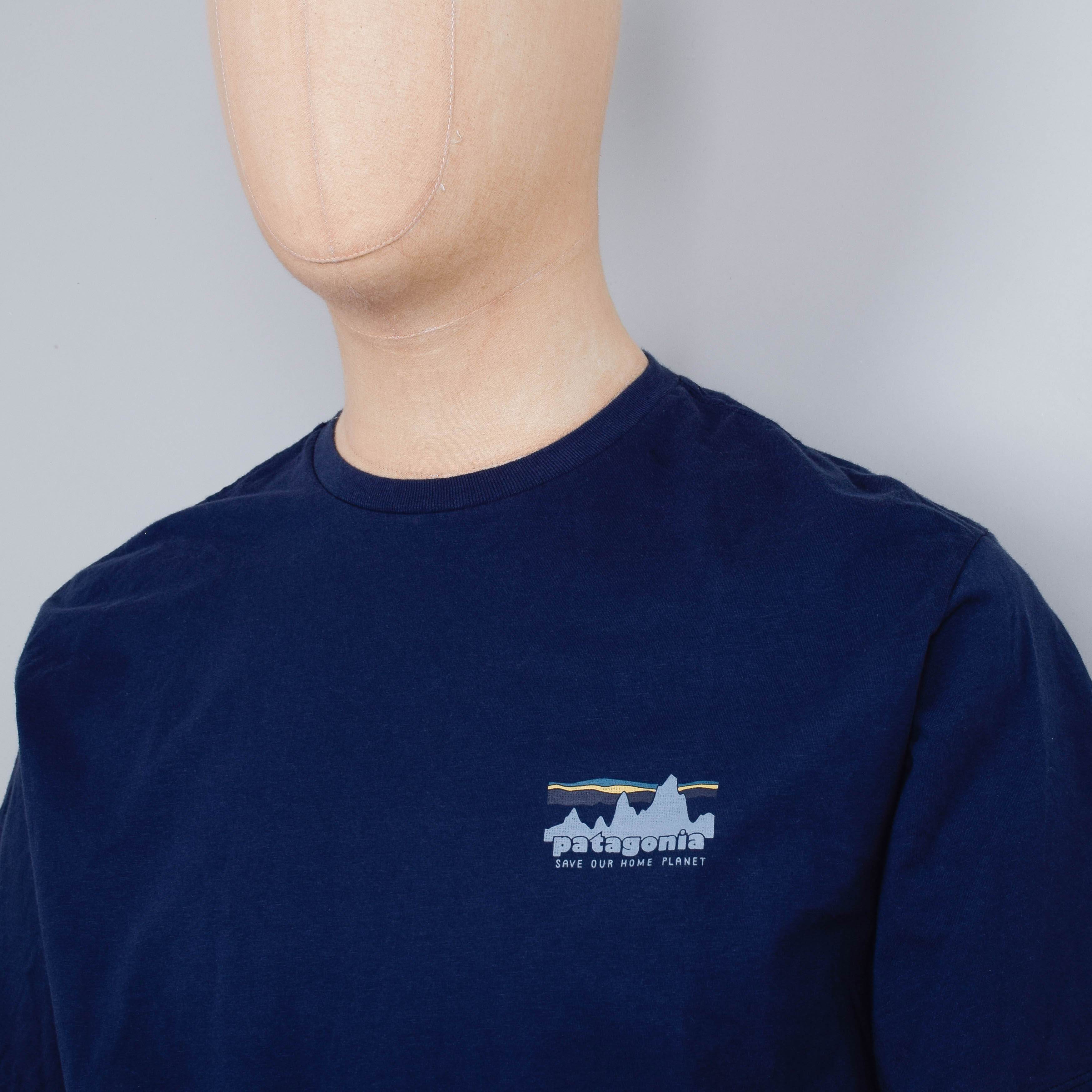 Patagonia '73 Skyline Organic T-Shirt - Navy - Image 3