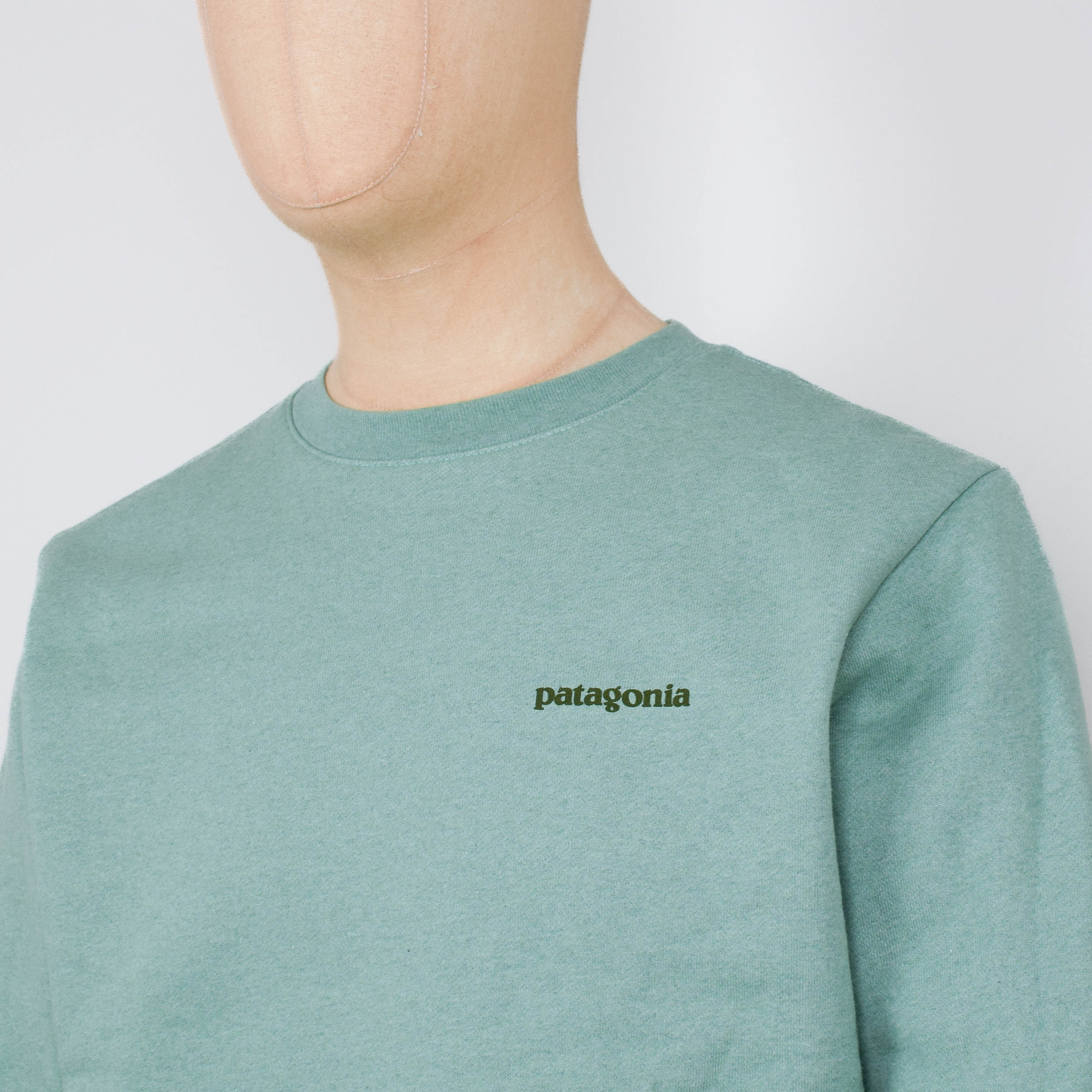 Patagonia Fitz Roy Icon Uprisal Crew Sweatshirt - Ellwood Green - Image 2
