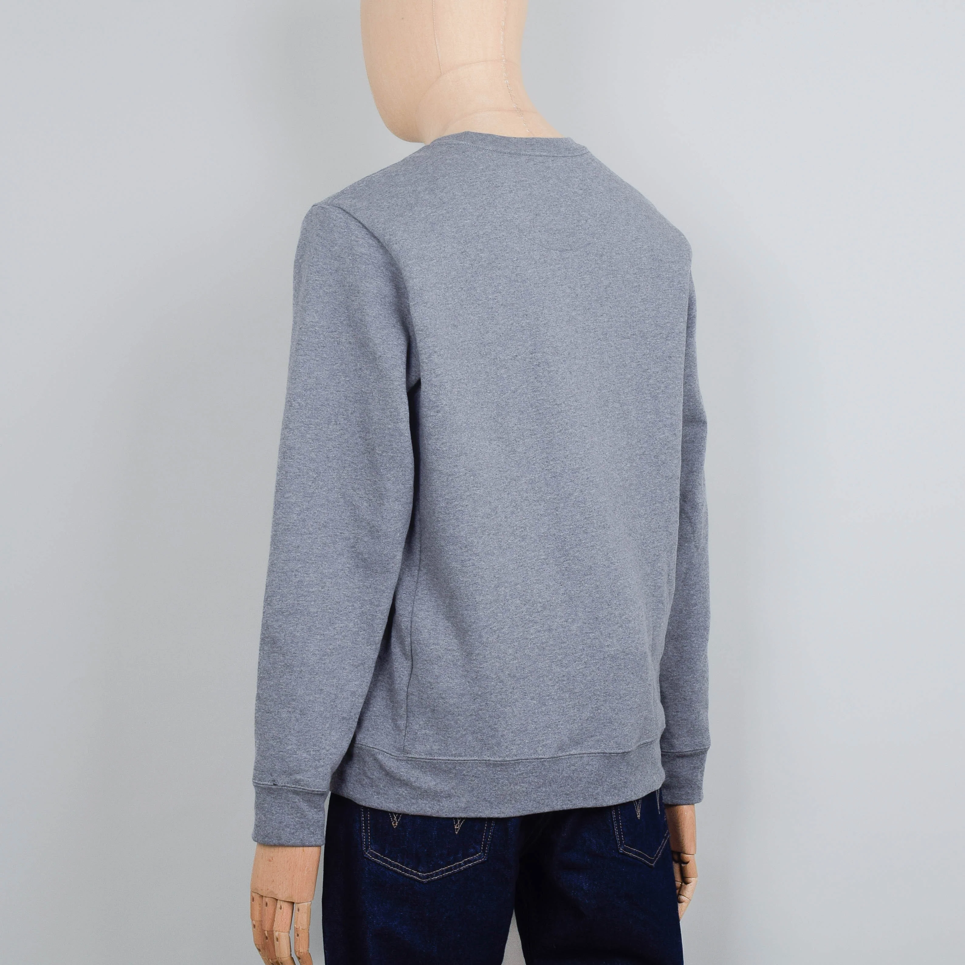 Patagonia Fitz Roy Icon Uprisal Crew Sweatshirt - Gravel Heather - Image 4
