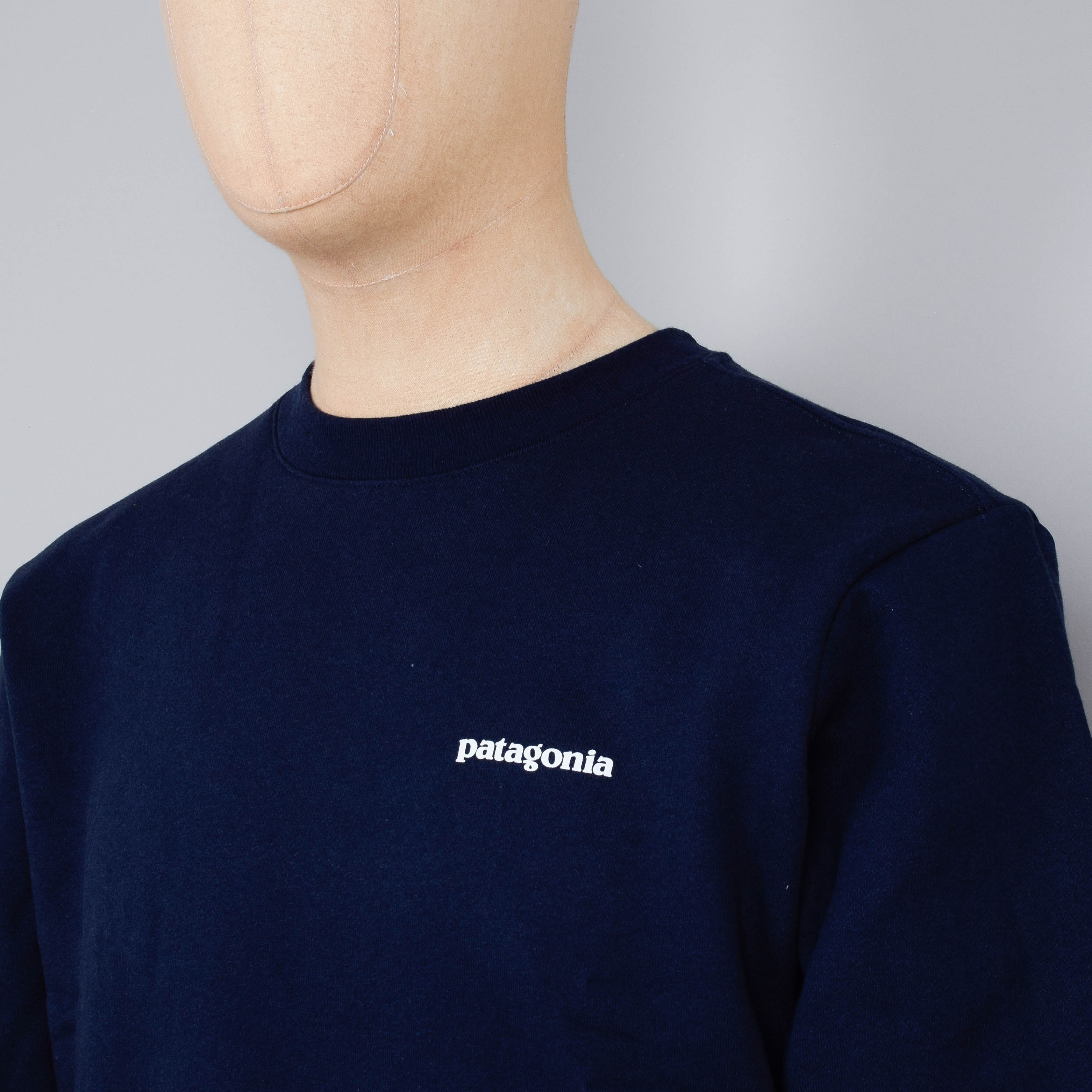 Patagonia Fitz Roy Icon Uprisal Crew Sweatshirt - New Navy - Image 2