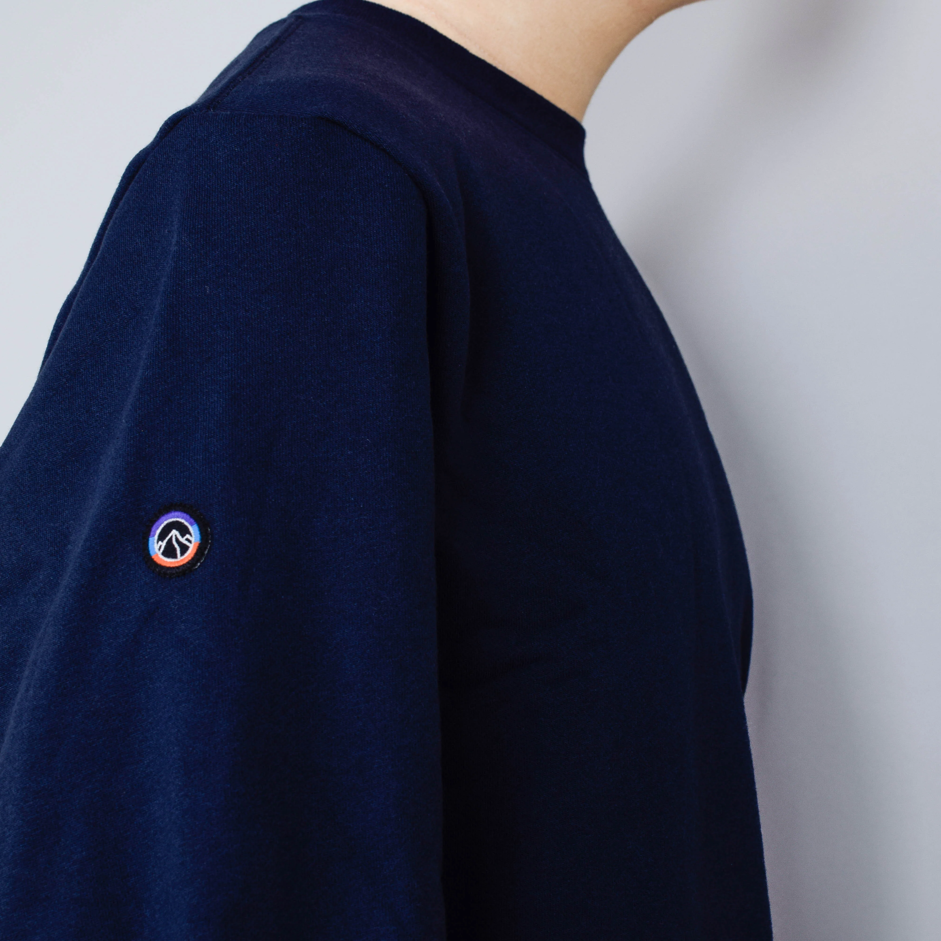 Patagonia Fitz Roy Icon Uprisal Crew Sweatshirt - New Navy - Image 4
