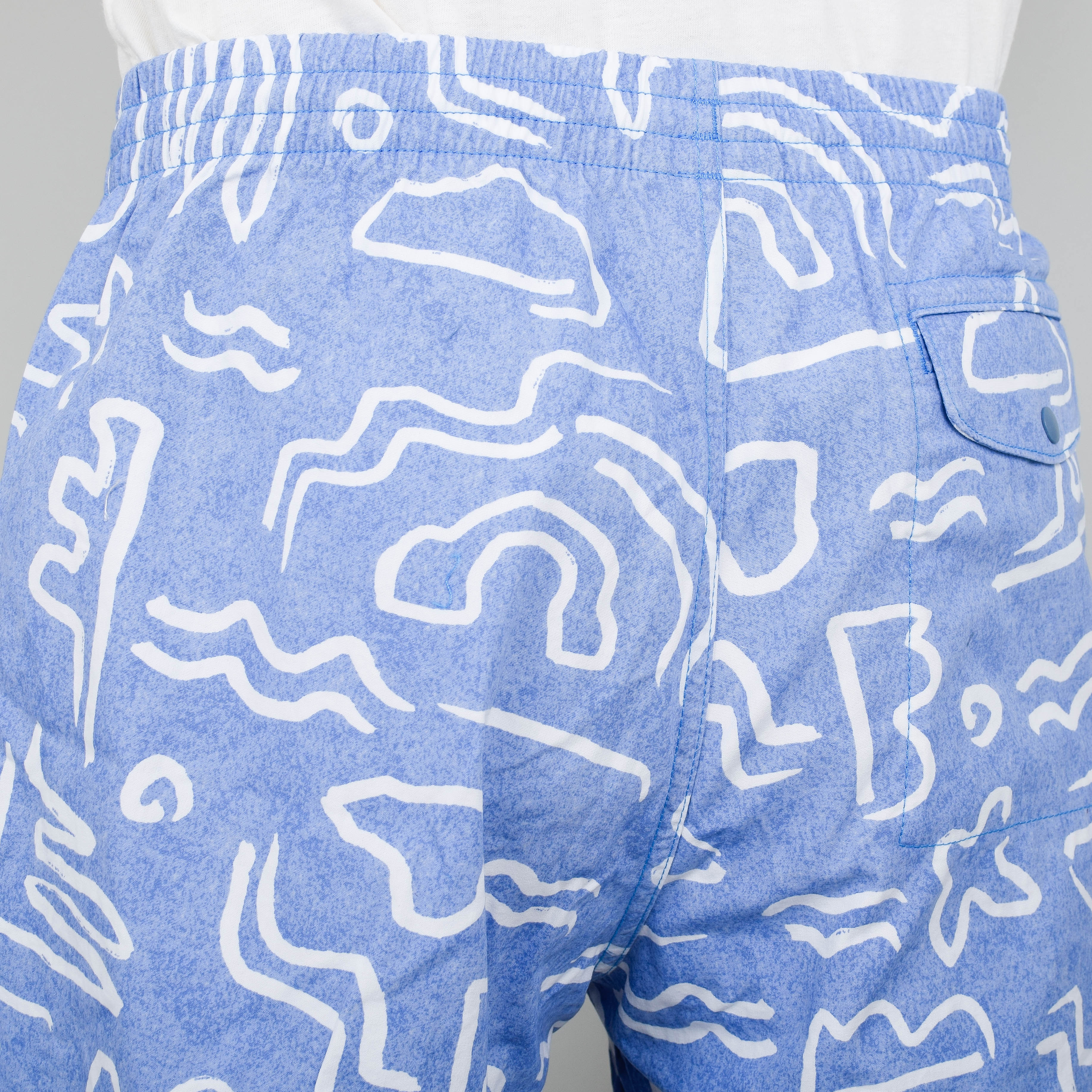 Patagonia Funhoggers Shorts - Channel Islands: Vessel Blue - Image 3