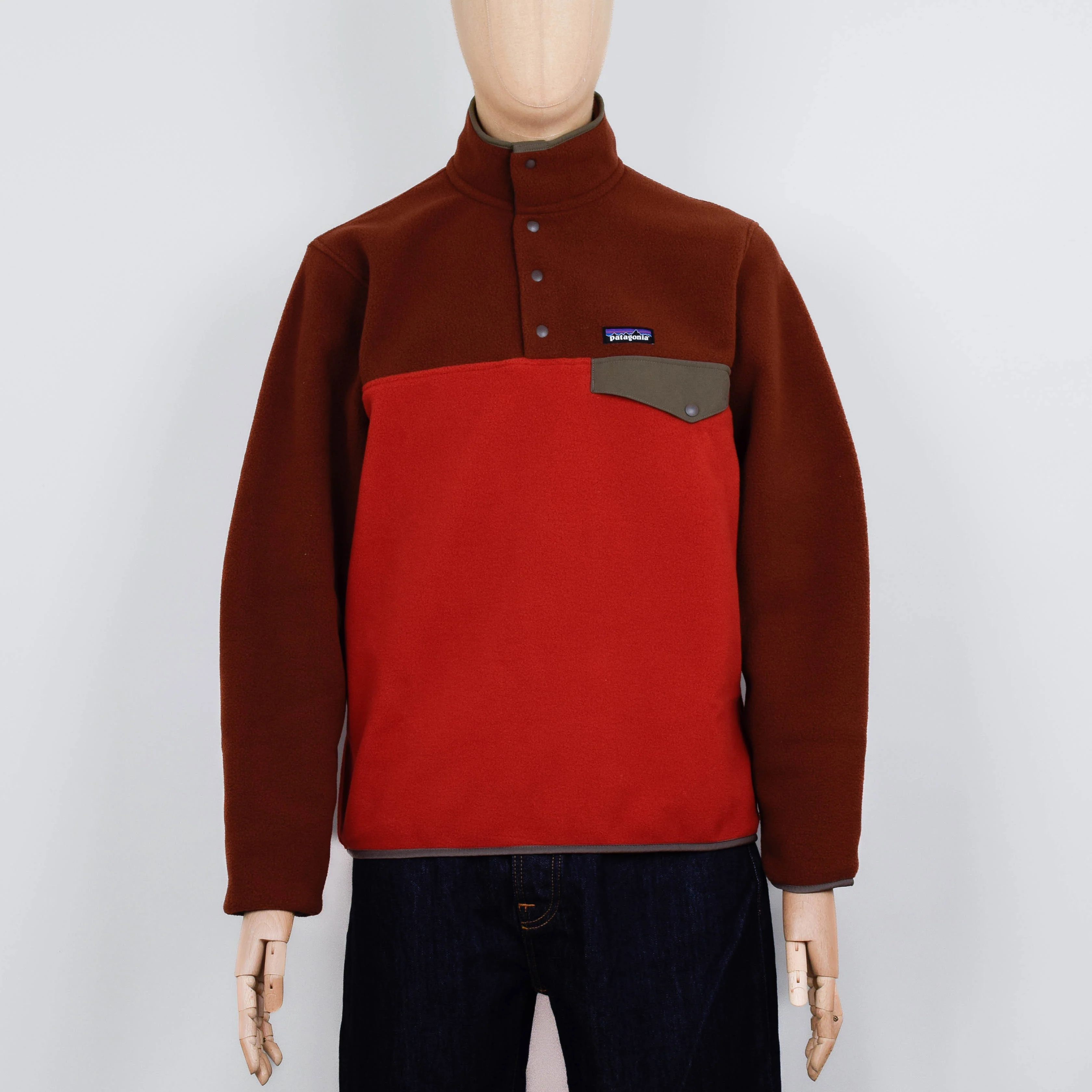 Patagonia LW Synch Snap-T Pullover - Amanita Red