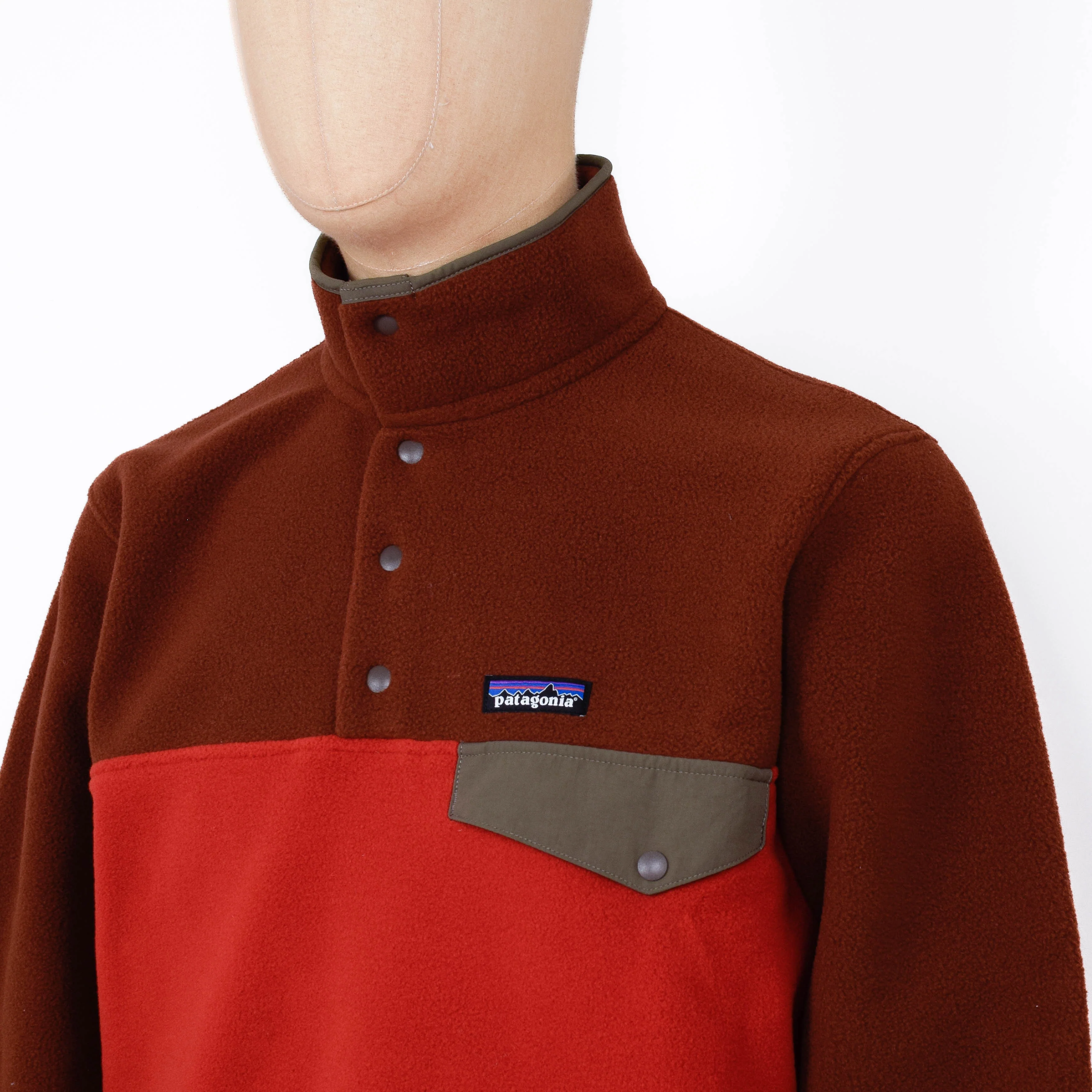 Patagonia LW Synch Snap-T Pullover - Amanita Red - Image 2