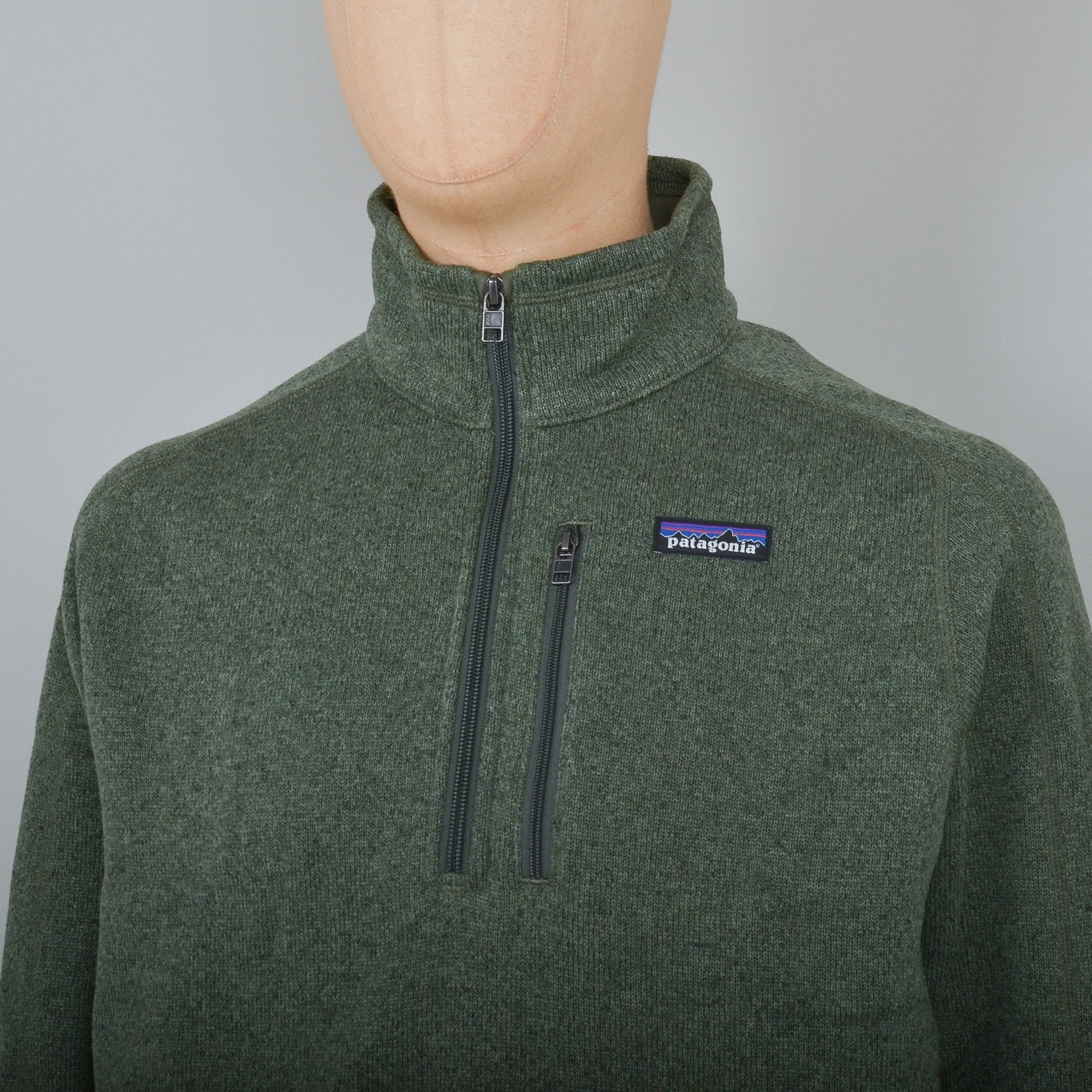 Patagonia M's Better Sweater 1/4 Zip - Industrial Green - Image 2