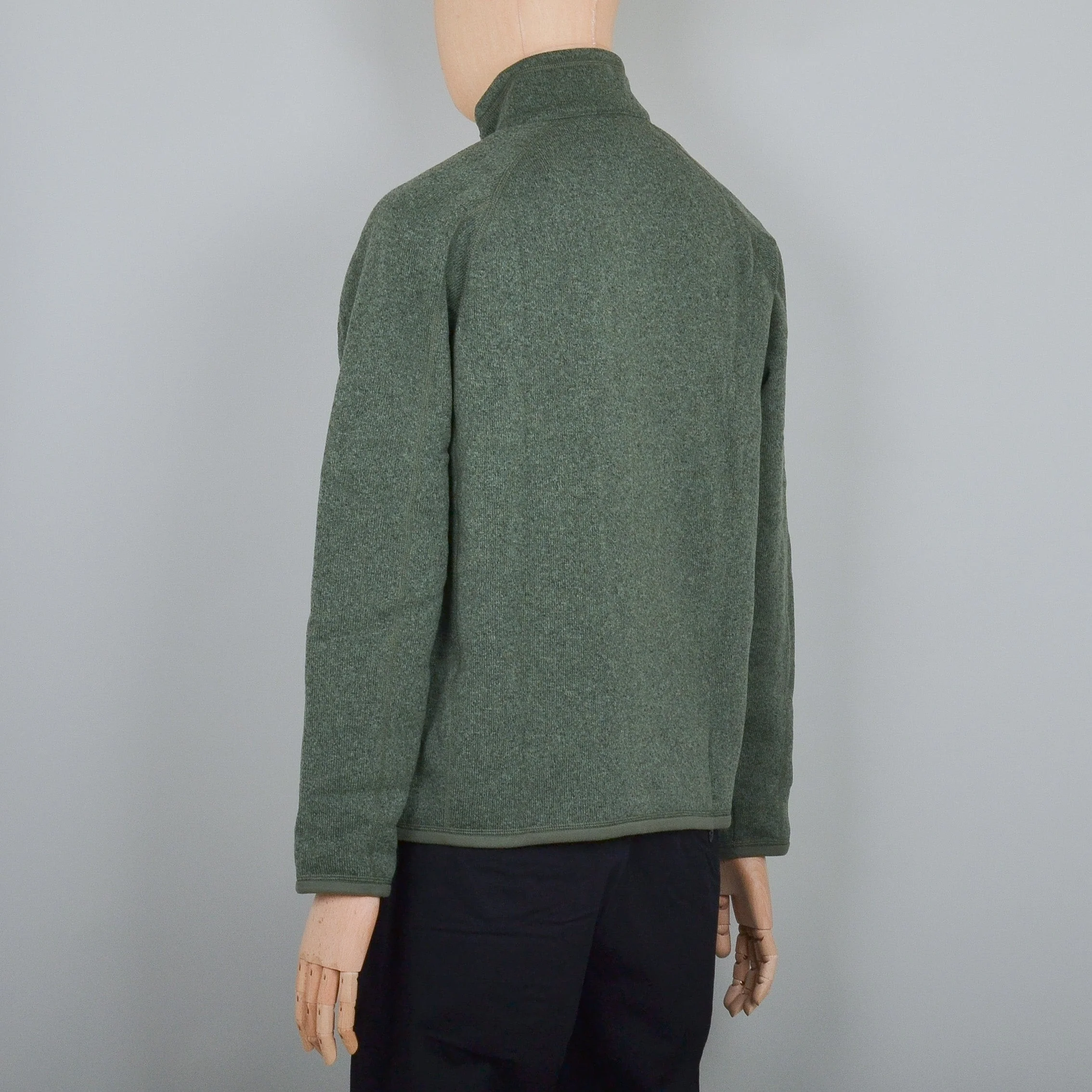 Patagonia M's Better Sweater 1/4 Zip - Industrial Green - Image 3