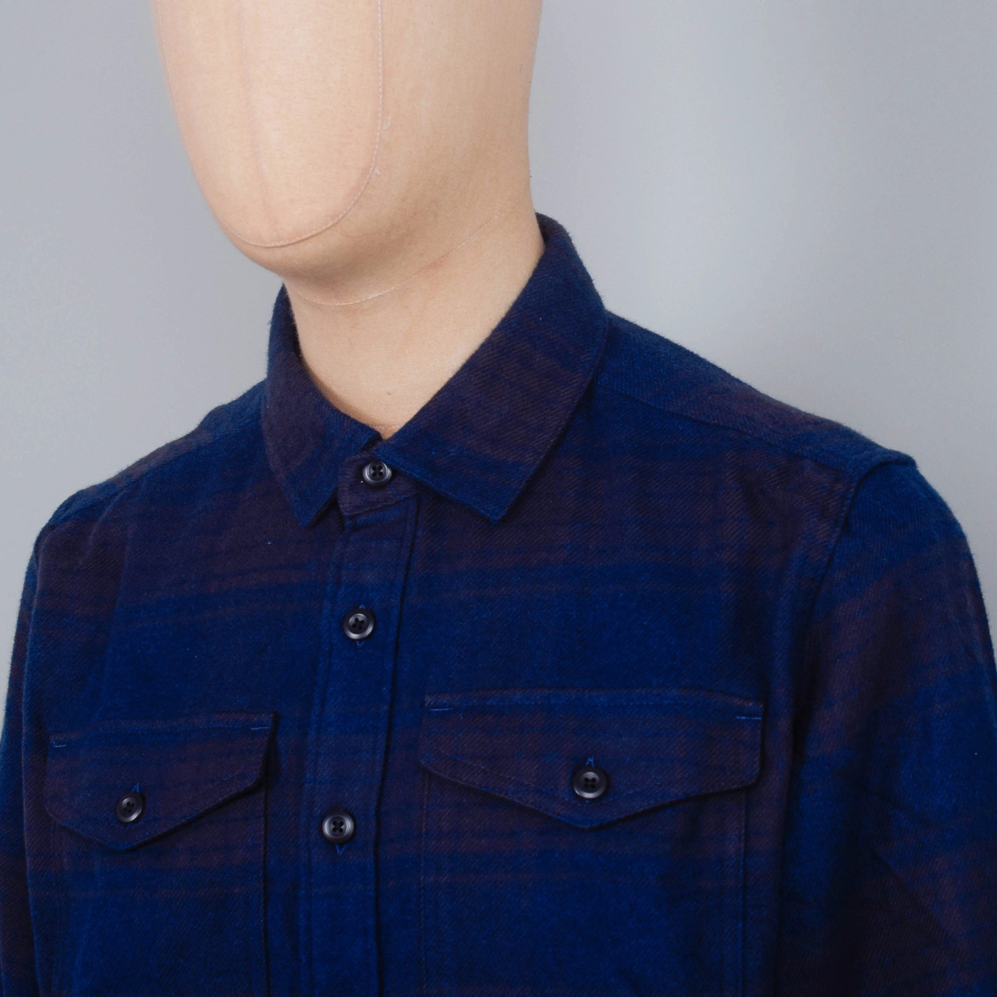 Patagonia M's Fjord Flannel Shirt - Cascade: Tidepool Blue - Image 2