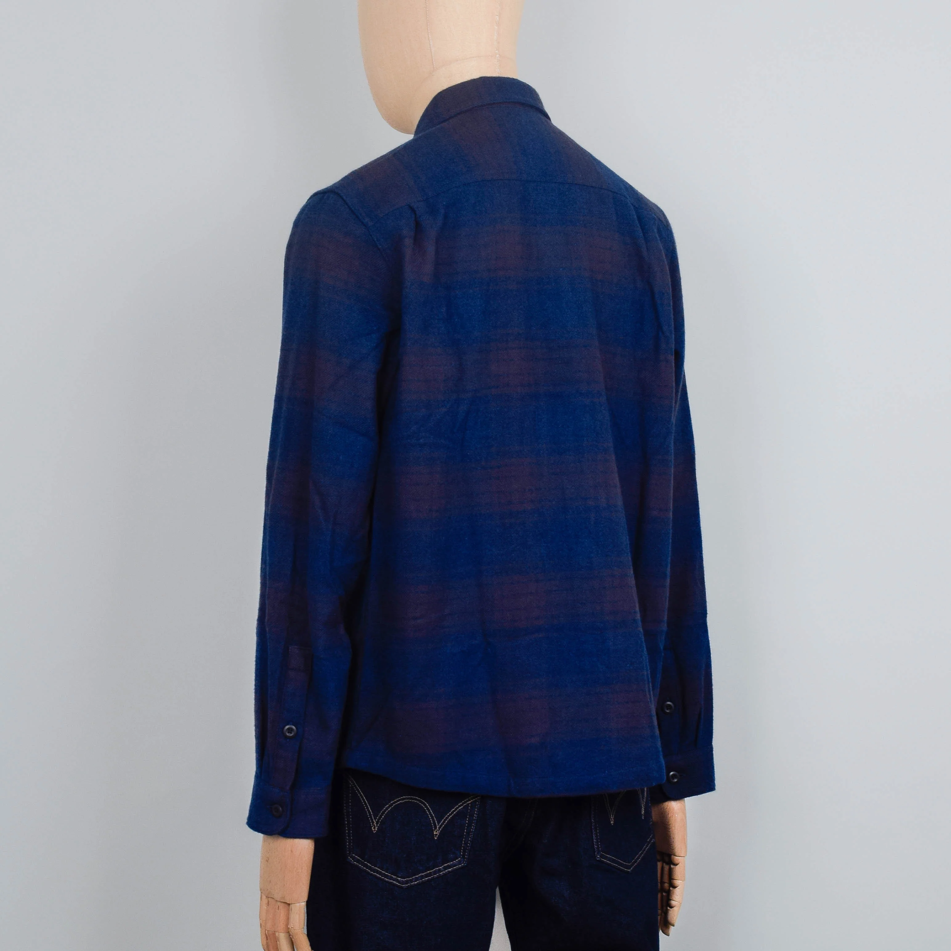 Patagonia M's Fjord Flannel Shirt - Cascade: Tidepool Blue - Image 3