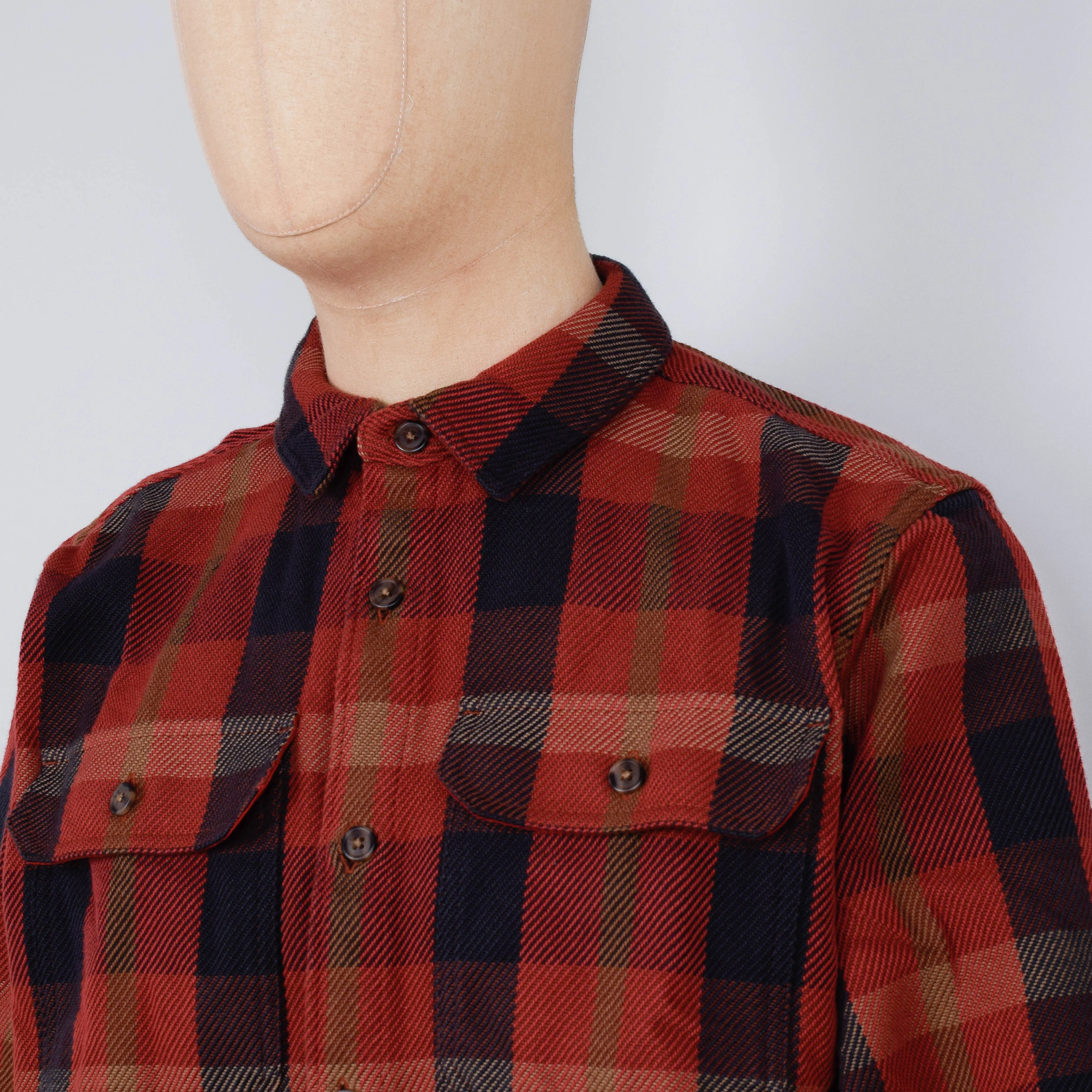 Patagonia M's Fjord Loft Shirt - Hunter: Amanita Red - Image 2