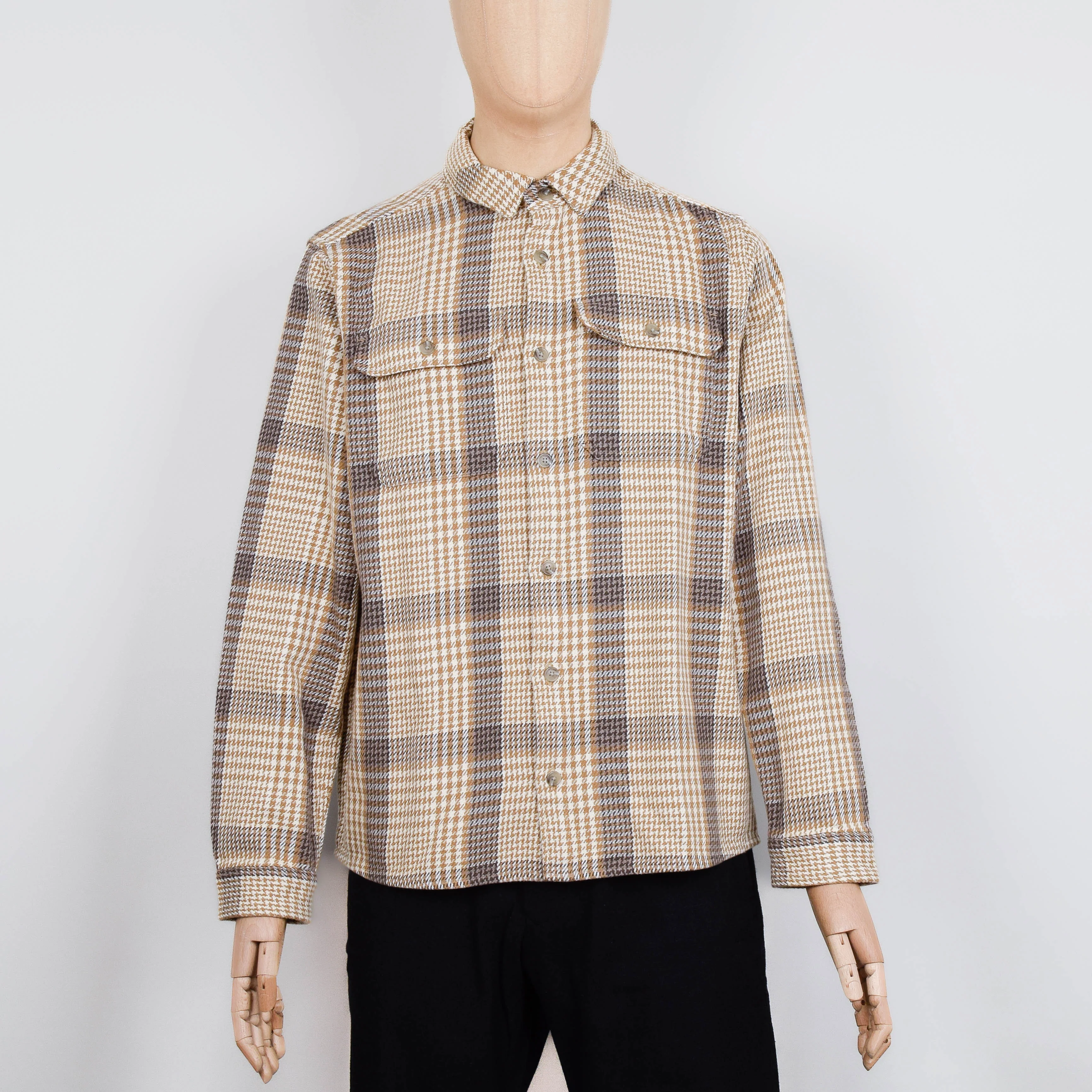 Patagonia M's Fjord Loft Shirt - Roam: Nest Brown