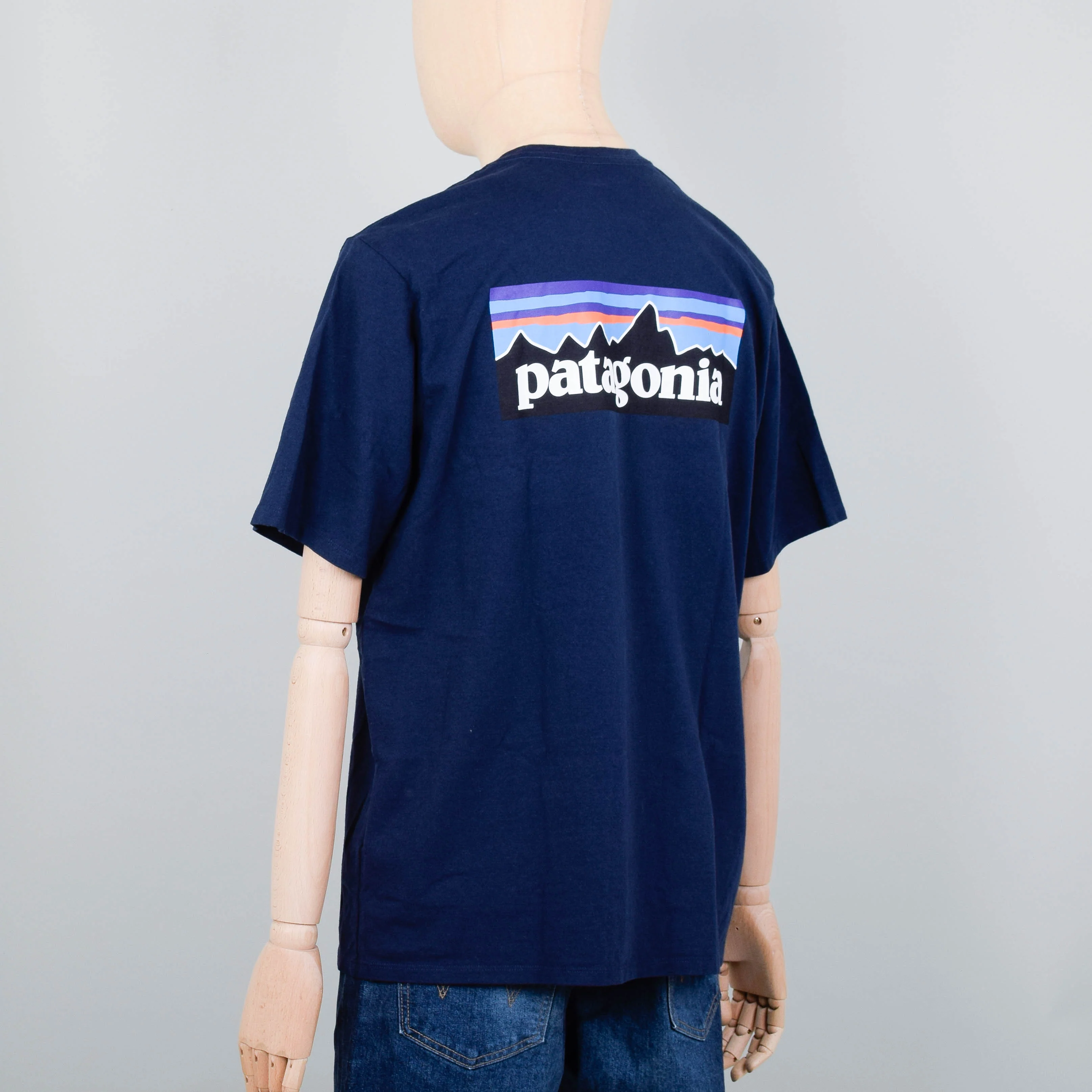 Patagonia P-6 Responsibili-Tee - Classic Navy - Image 2